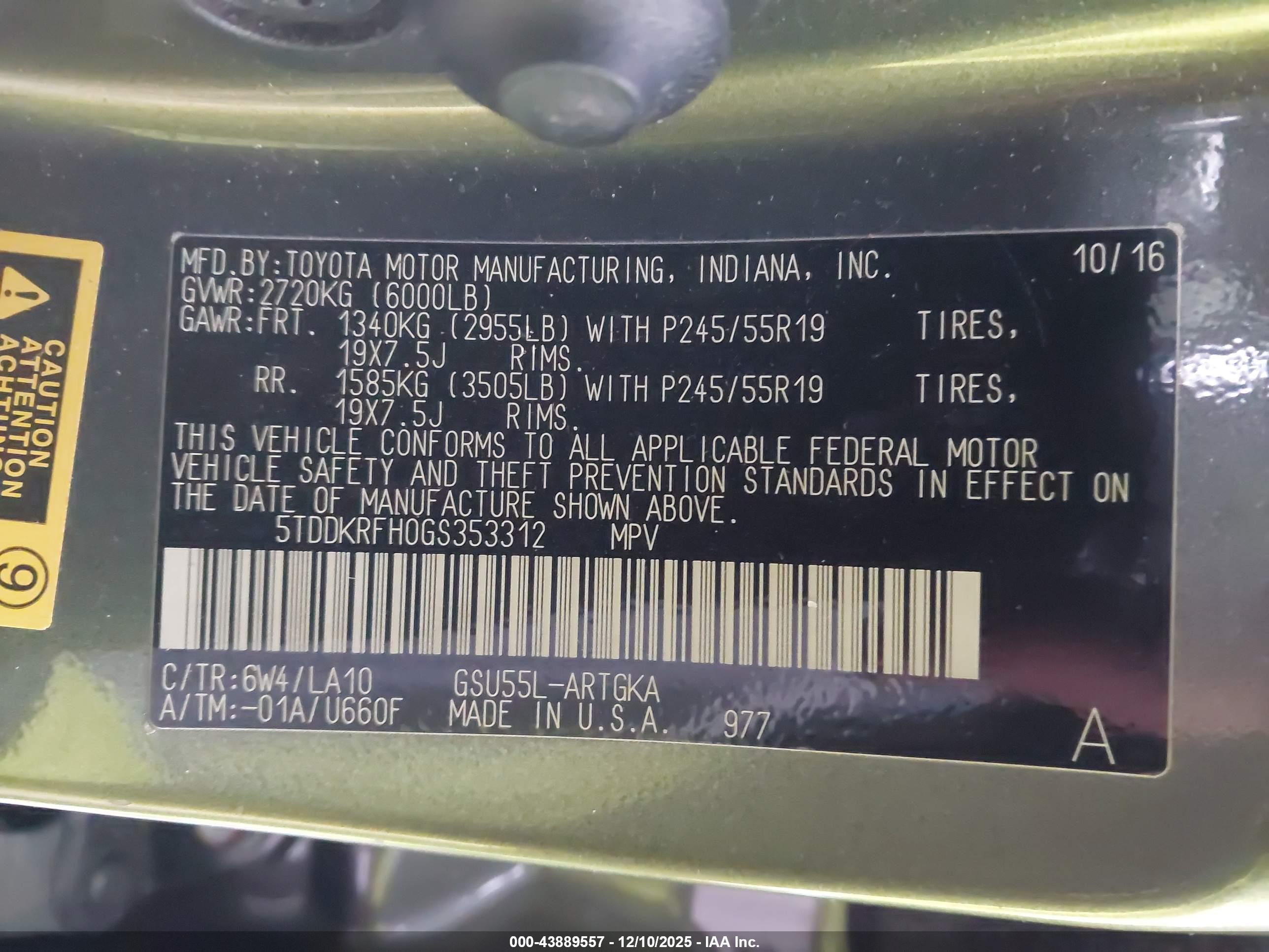 TOYOTA HIGHLANDER image 9