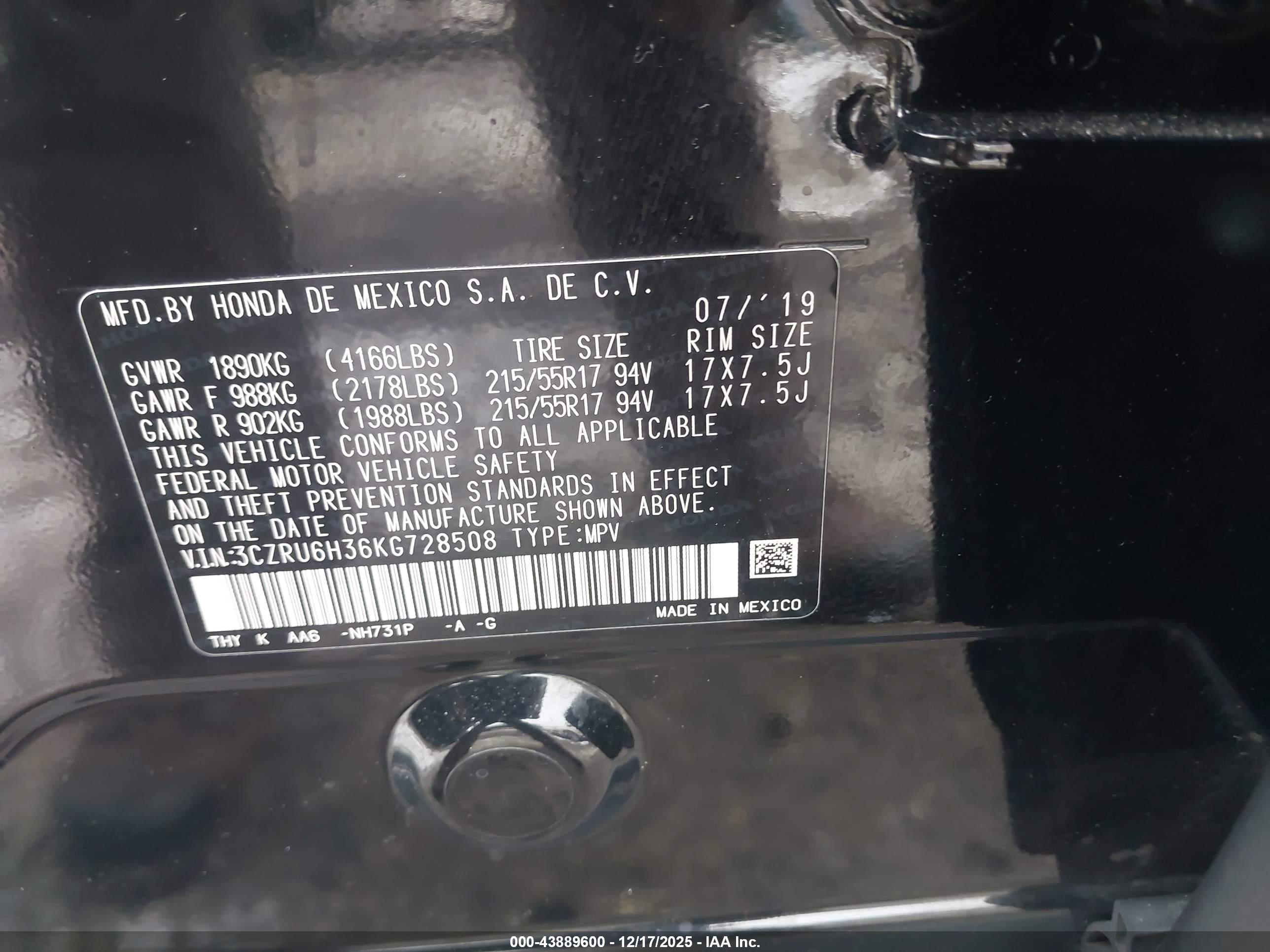 HONDA HR-V image 9