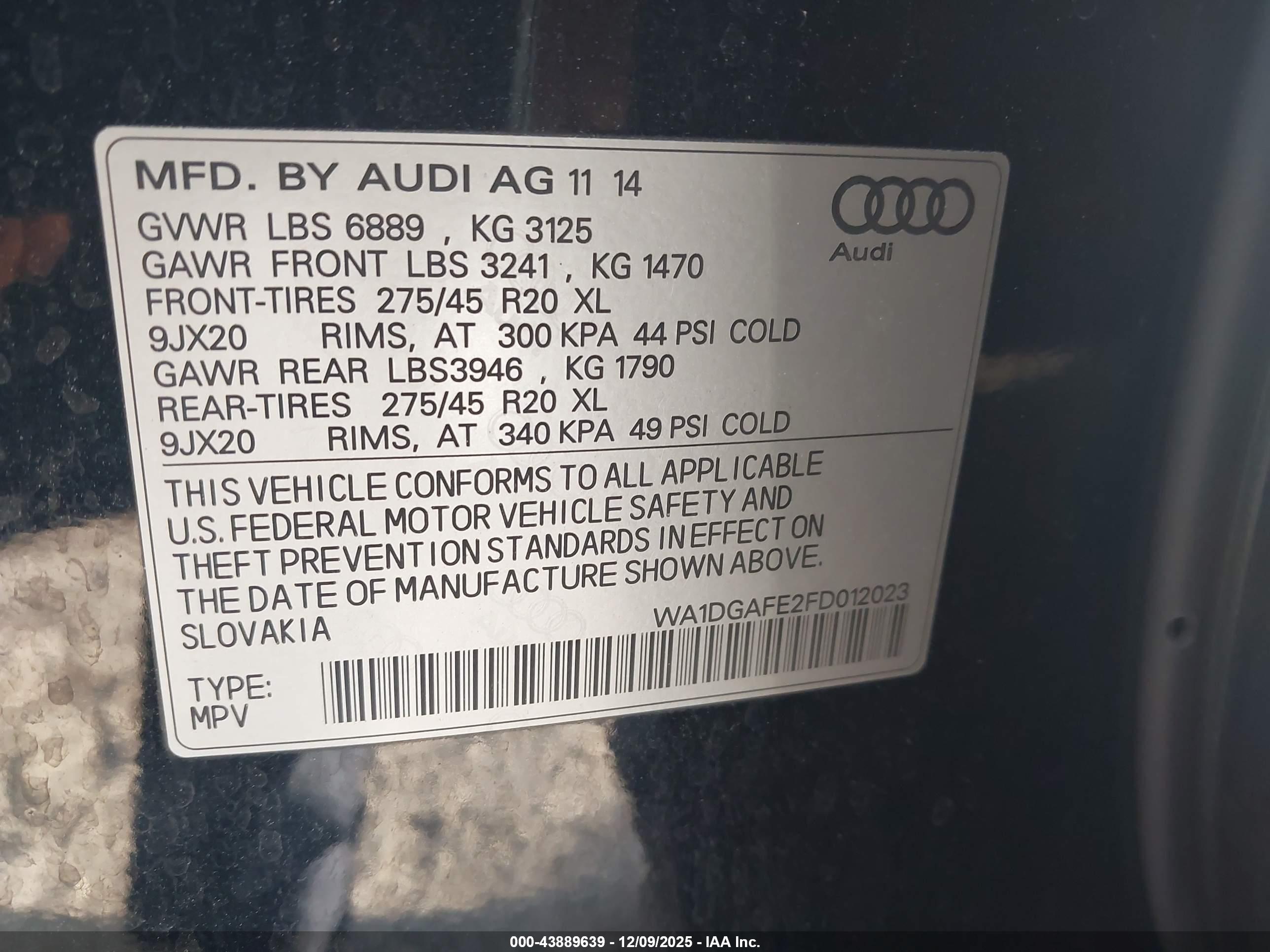 AUDI Q7 image 9