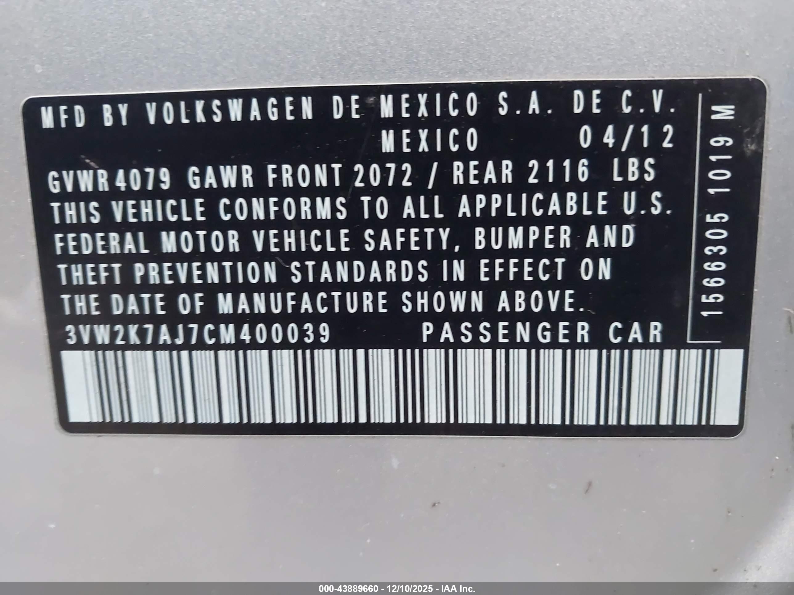VOLKSWAGEN JETTA image 9