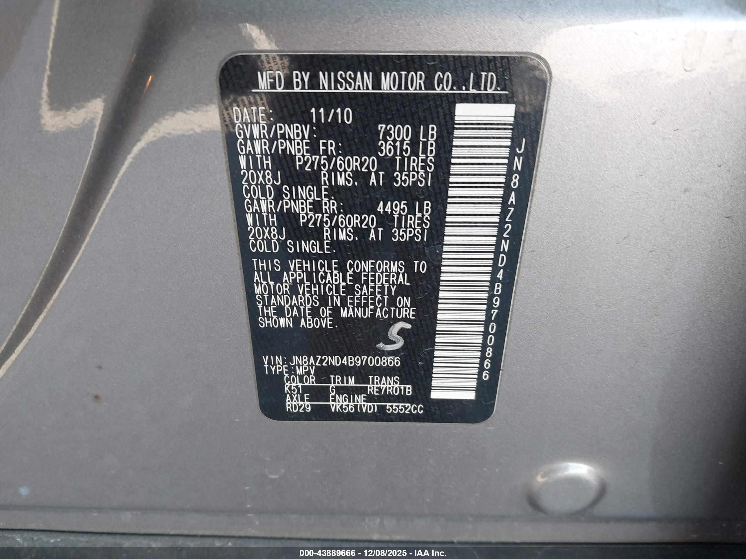 INFINITI QX56 image 9