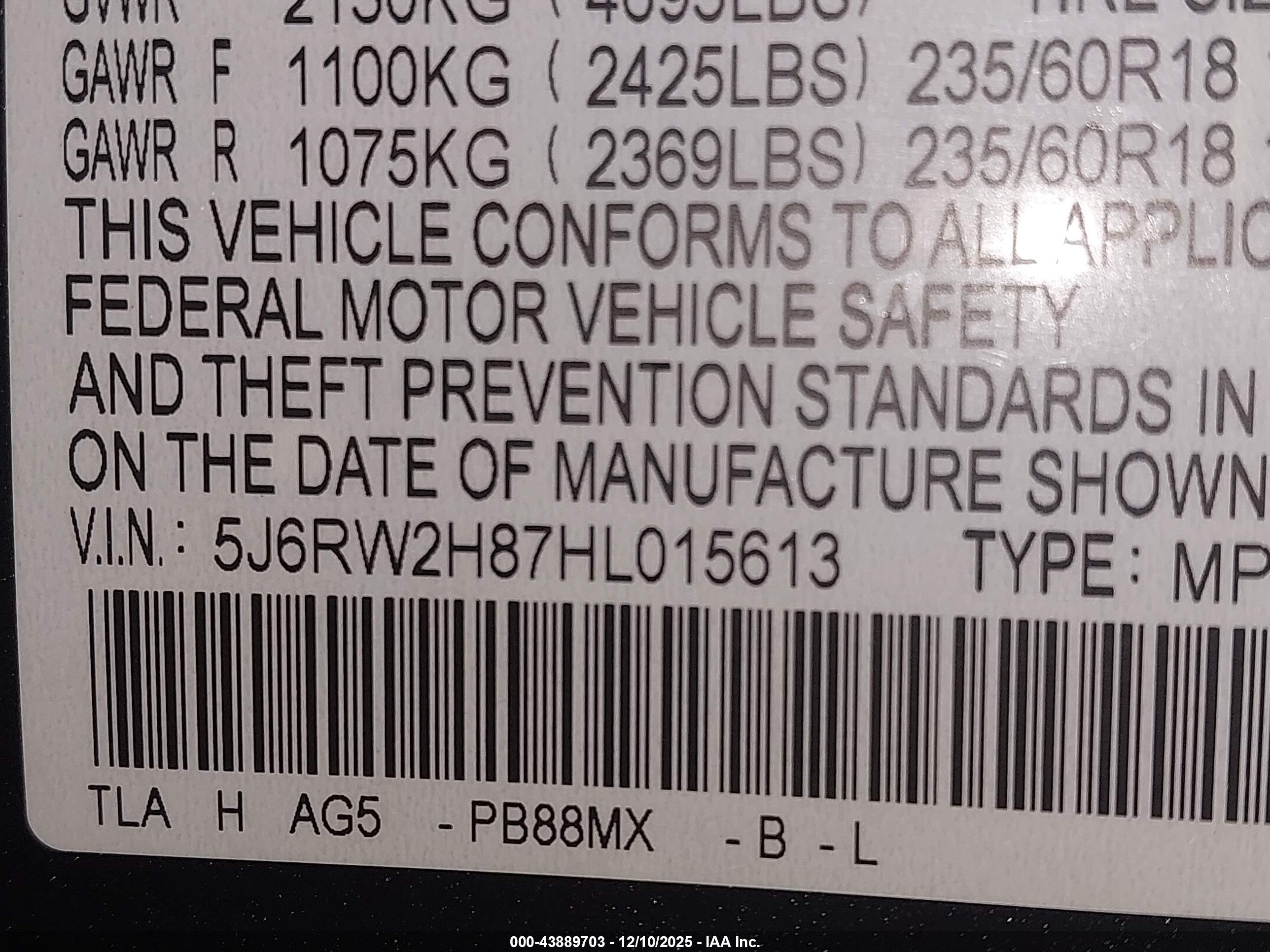 HONDA CR-V image 9