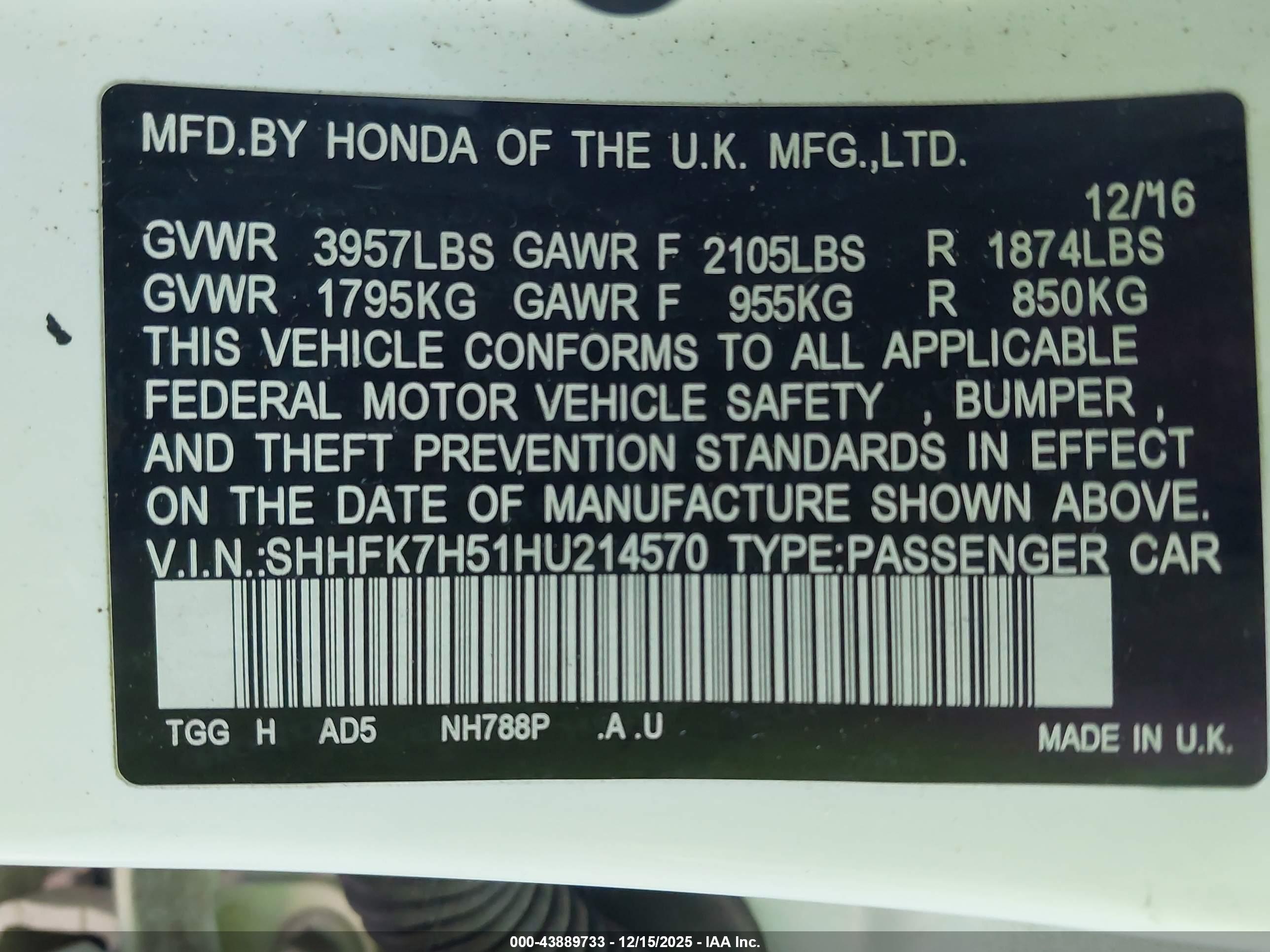 HONDA CIVIC image 9