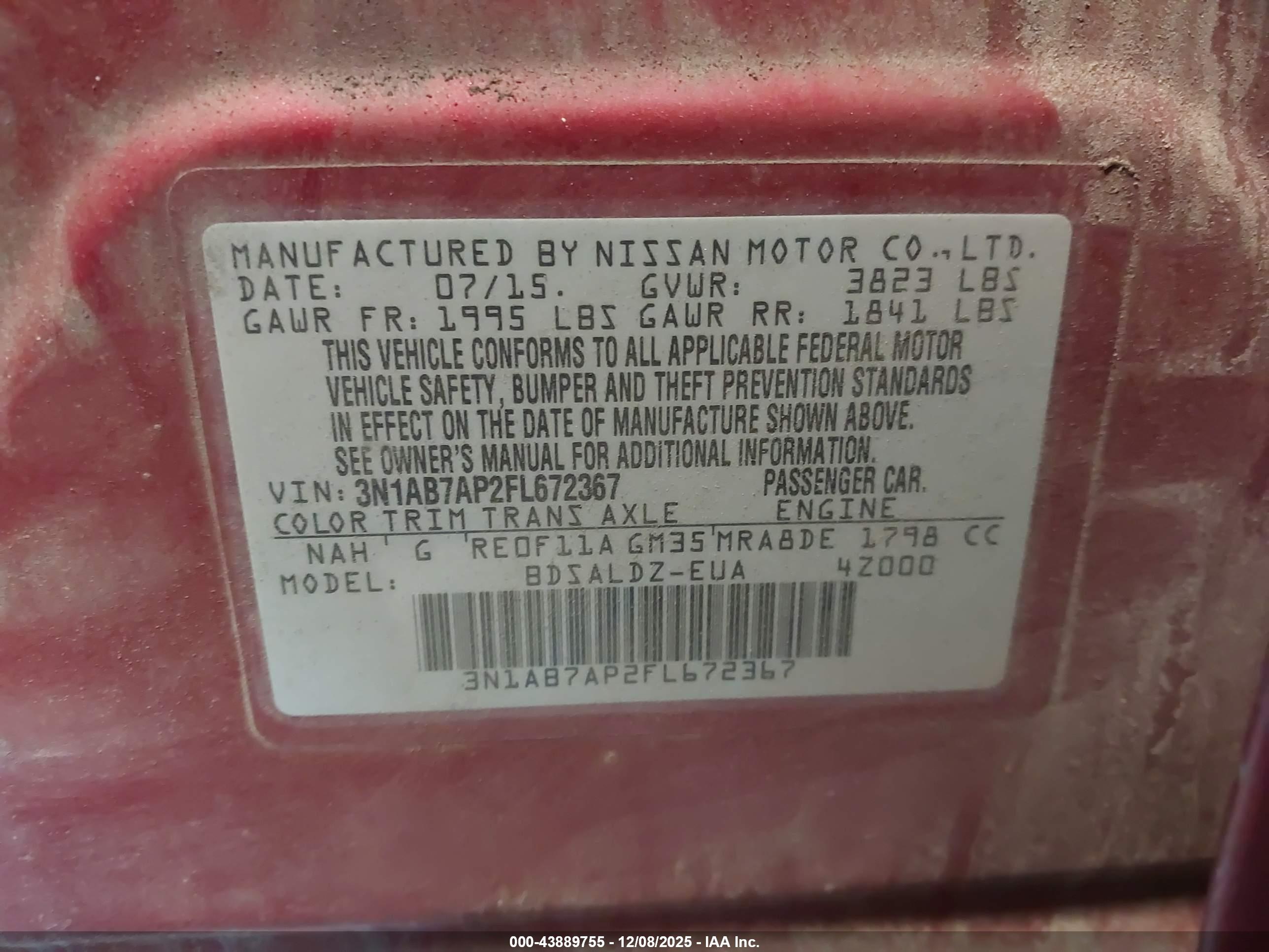 NISSAN SENTRA image 9