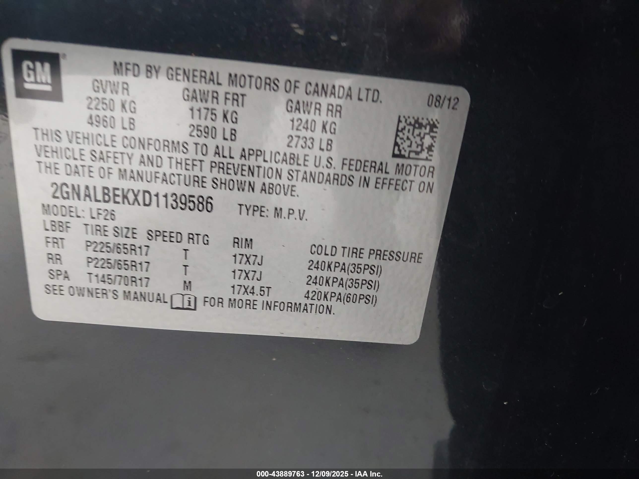 CHEVROLET EQUINOX image 9