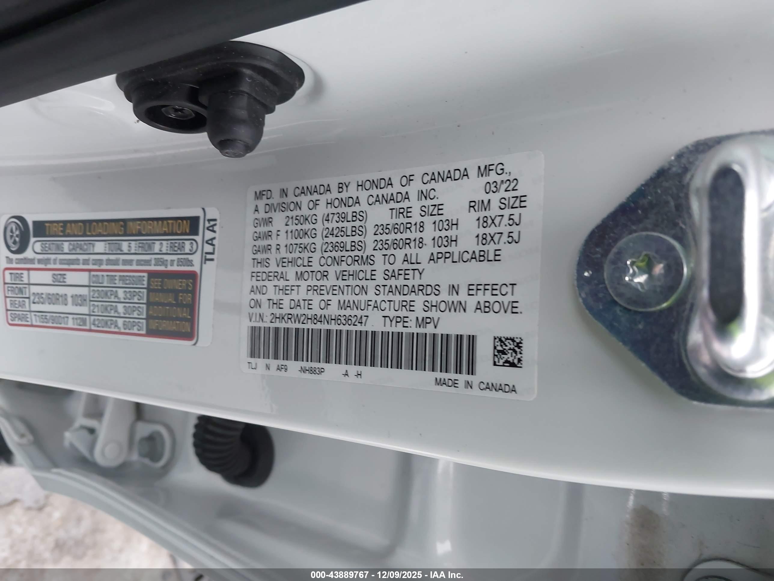 HONDA CR-V image 9