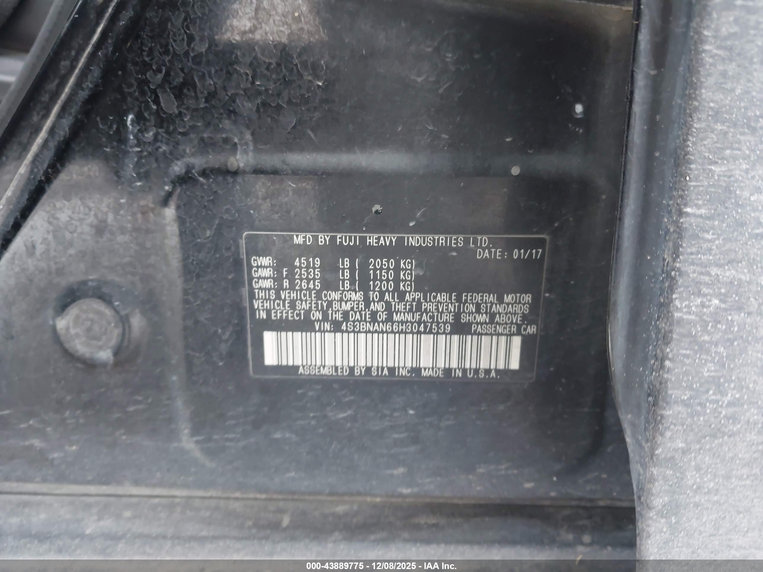 SUBARU LEGACY image 9