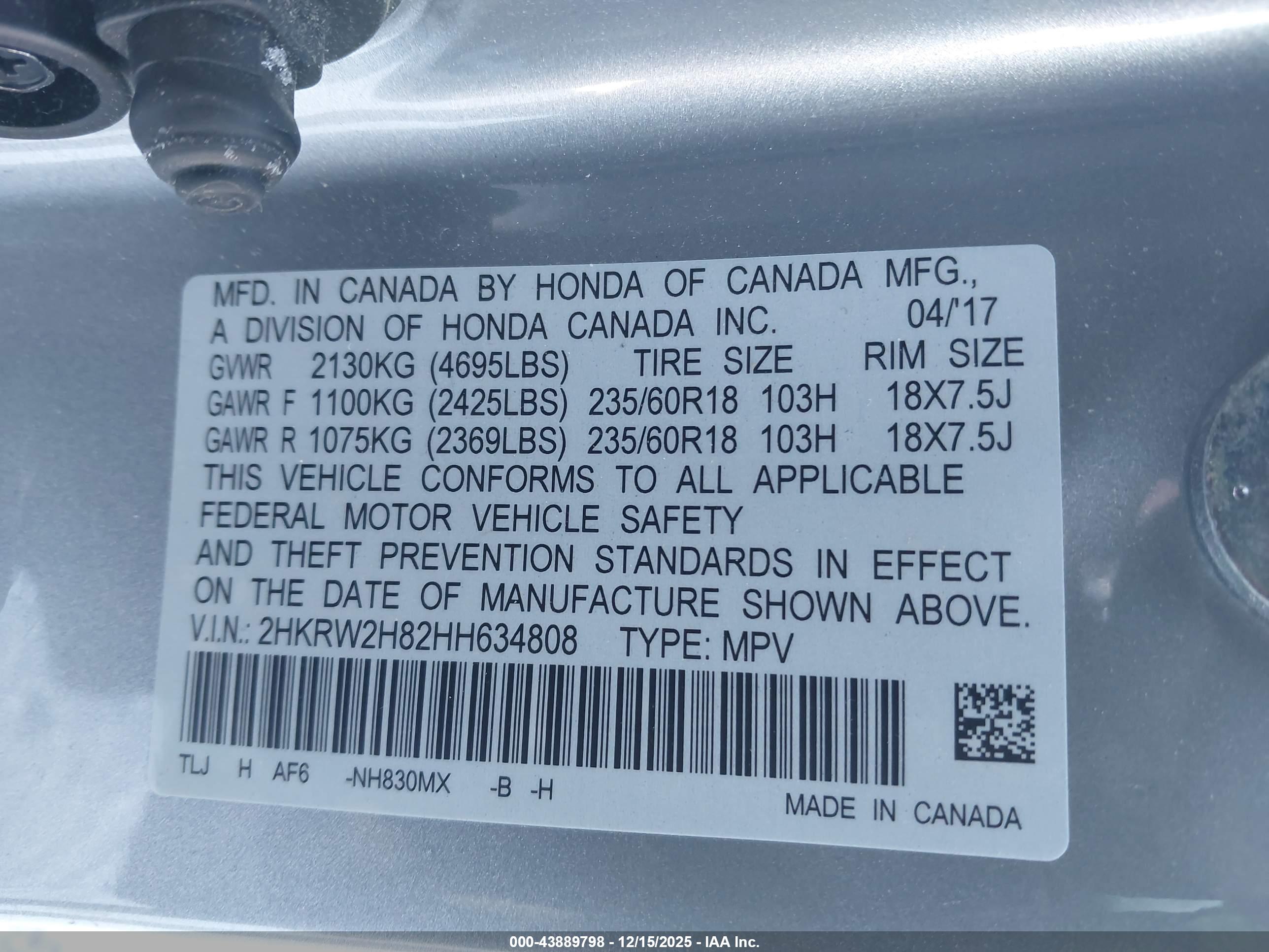 HONDA CR-V image 9