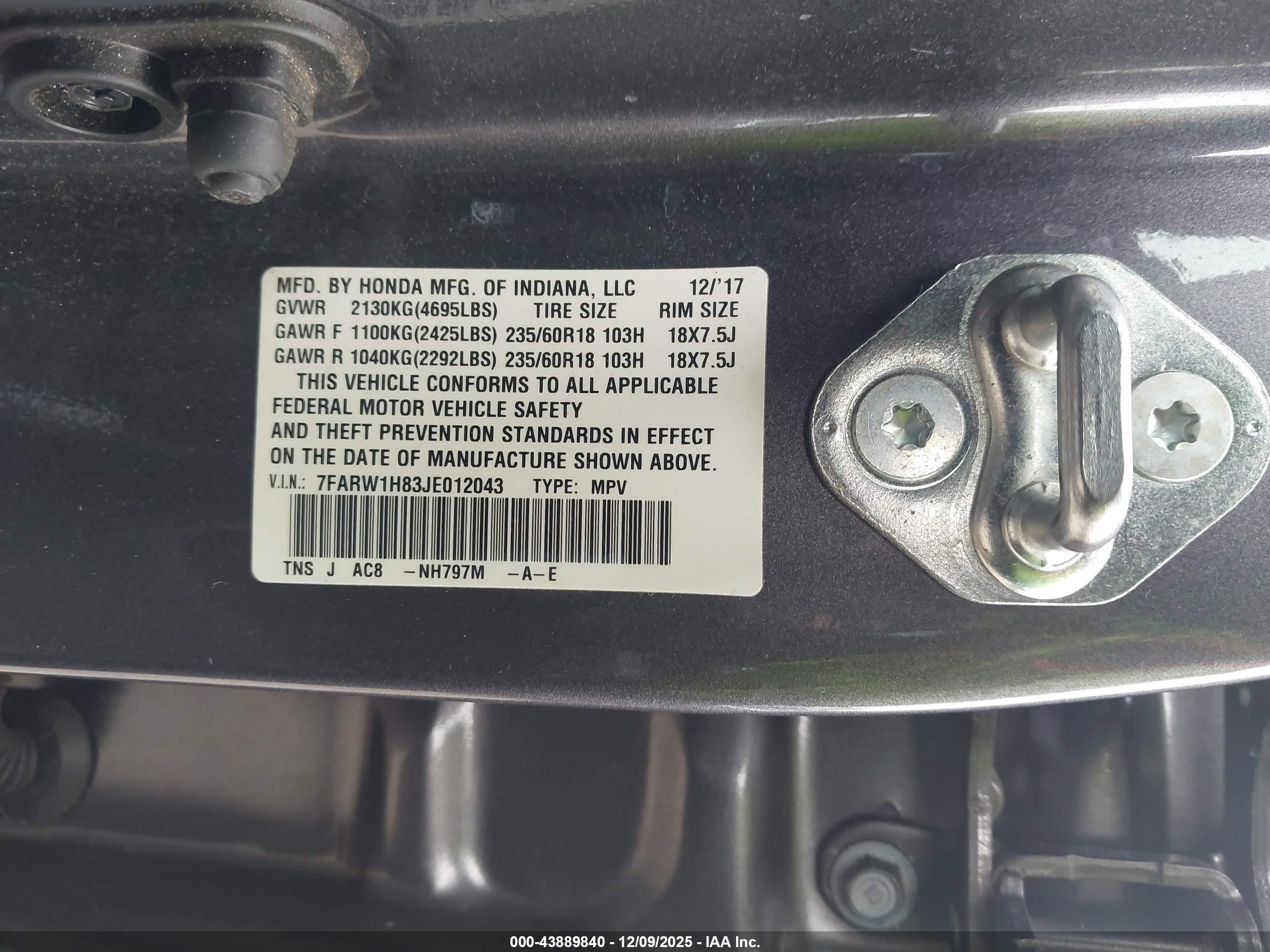 HONDA CR-V image 9