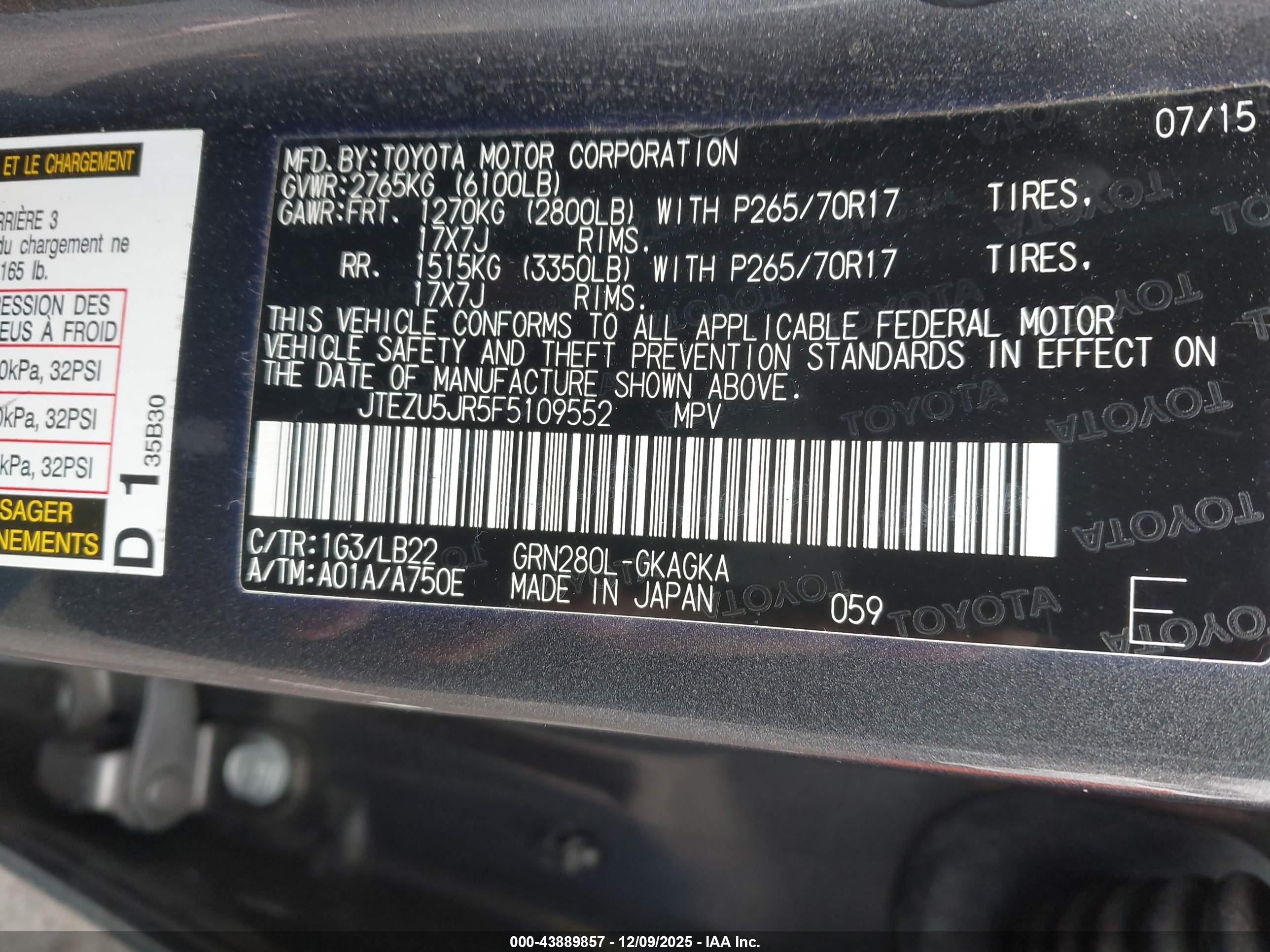 TOYOTA 4RUNNER image 9