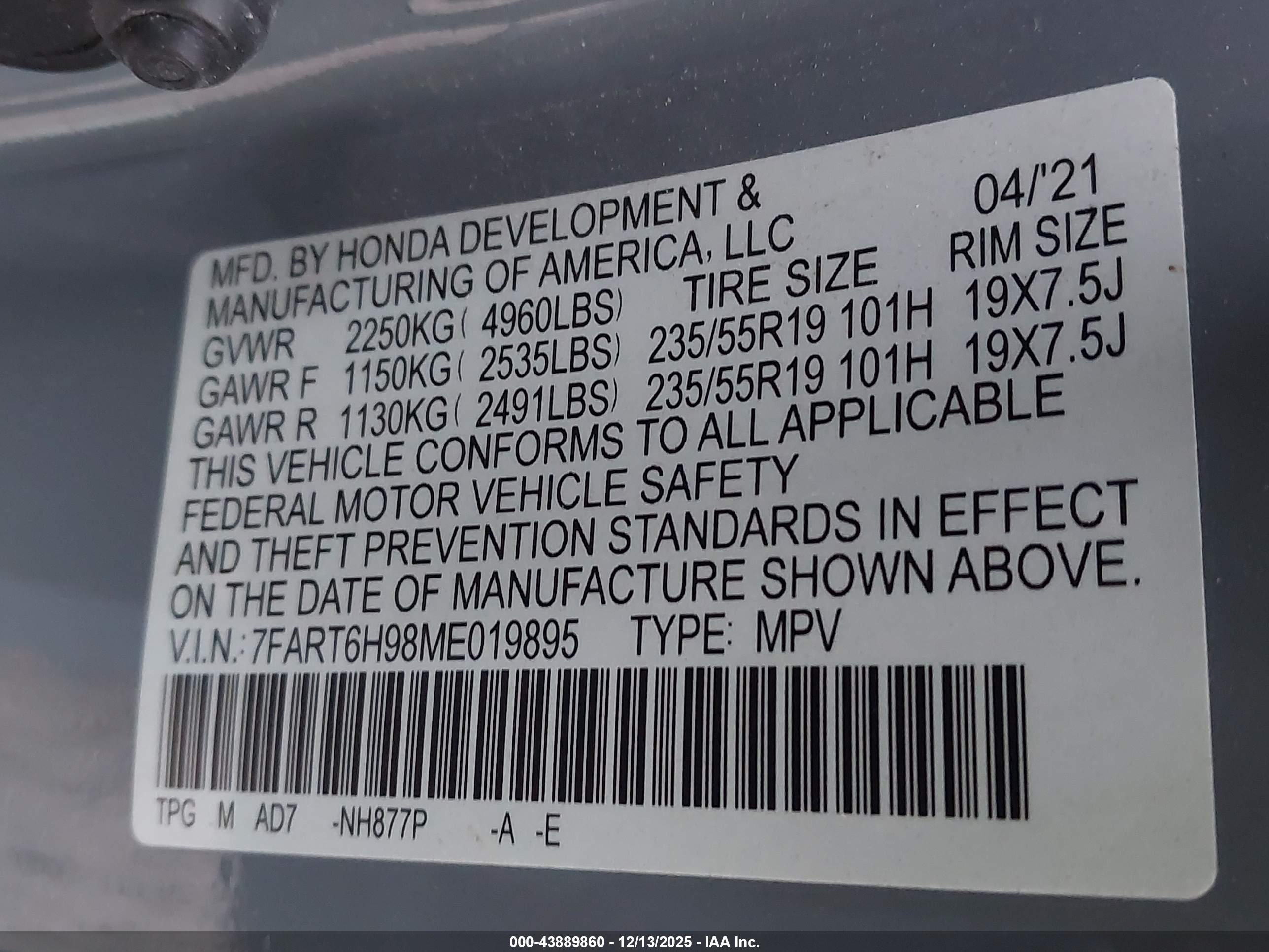 HONDA CR-V image 9