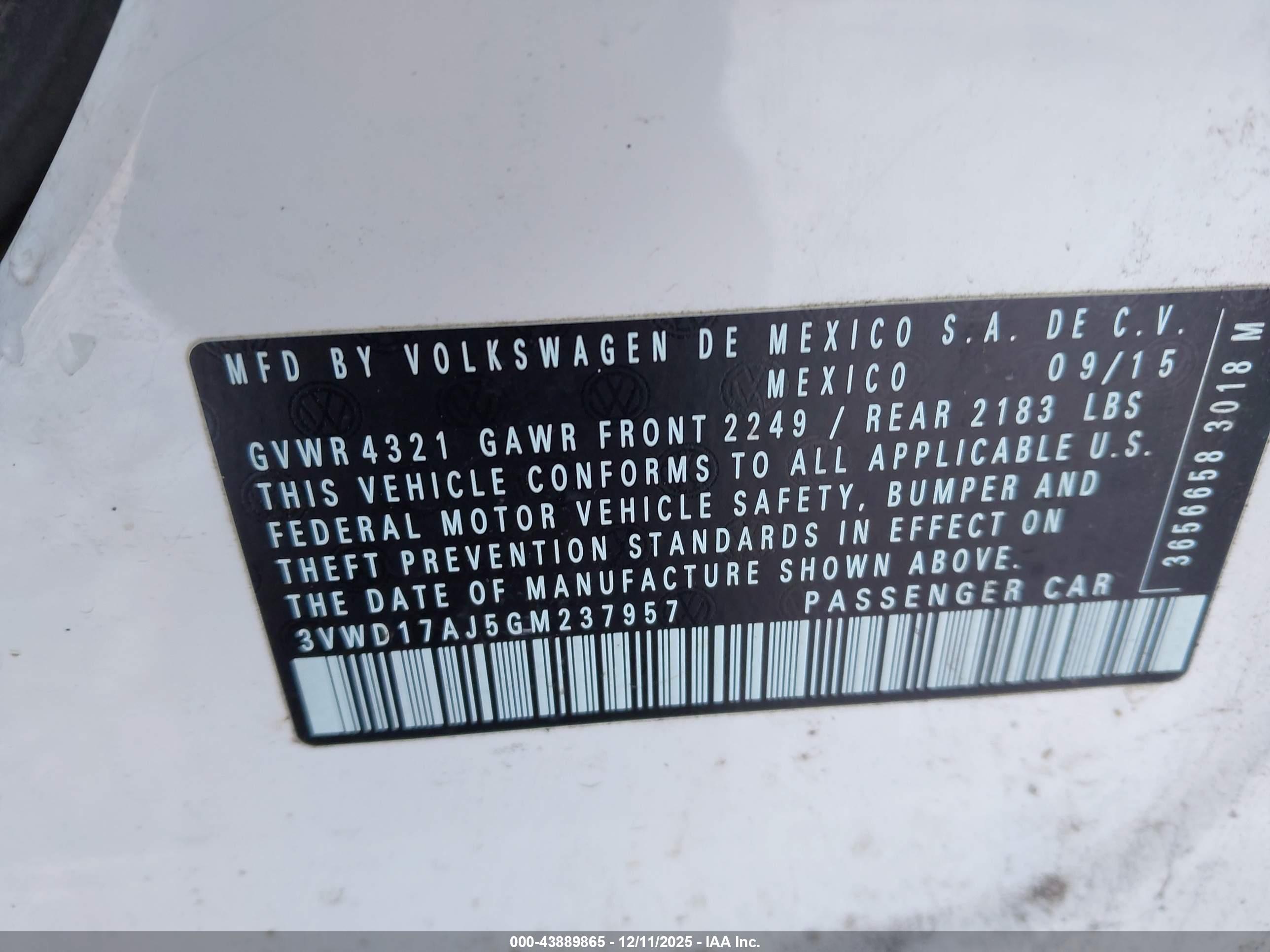 VOLKSWAGEN JETTA image 9