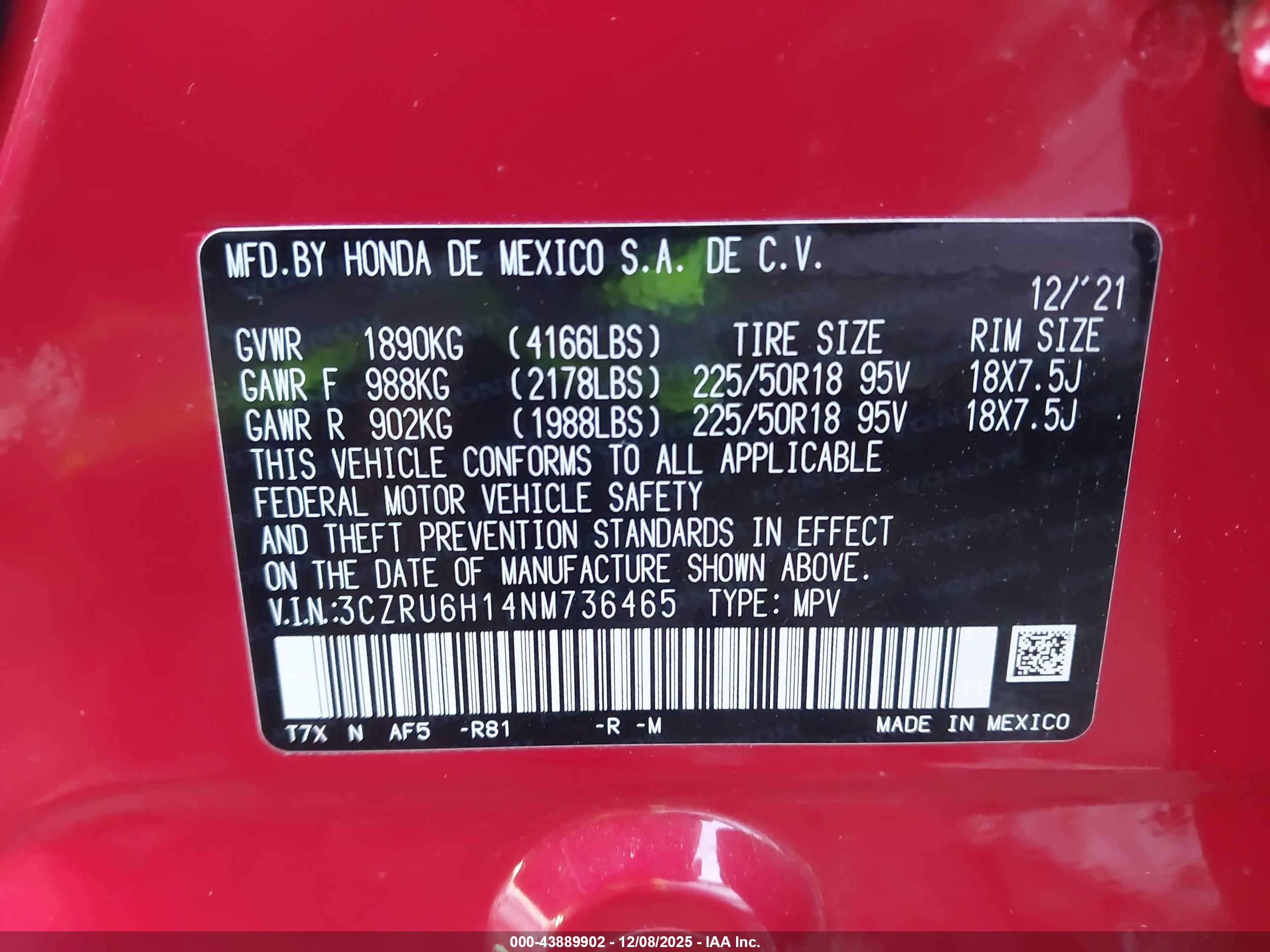 HONDA HR-V image 9