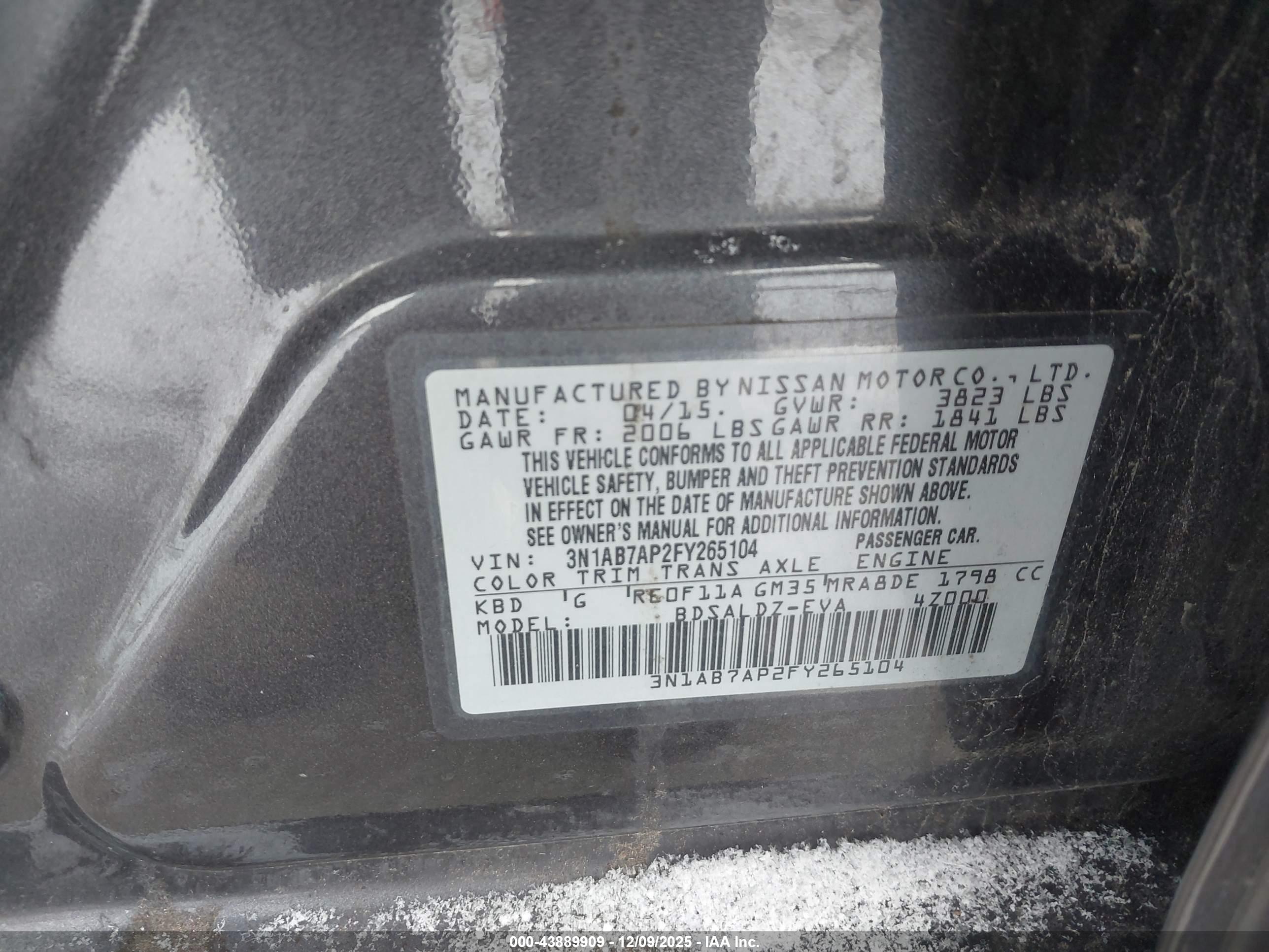 NISSAN SENTRA image 9