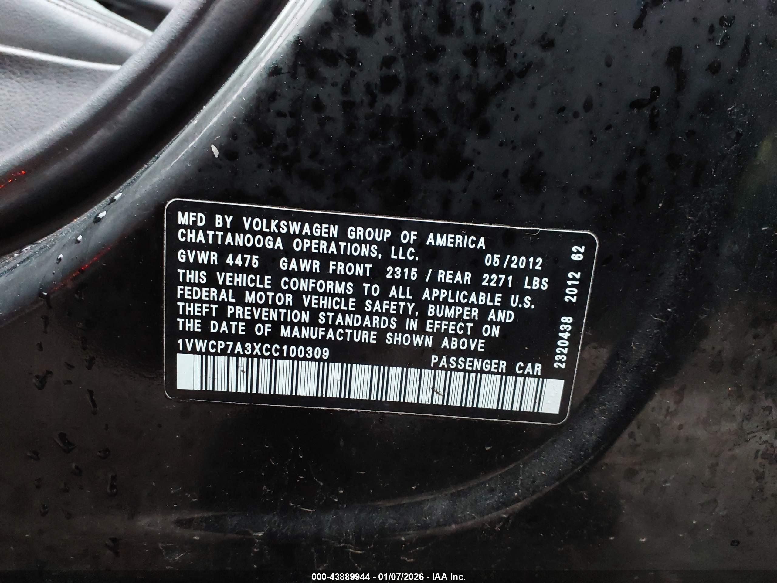 VOLKSWAGEN PASSAT image 9