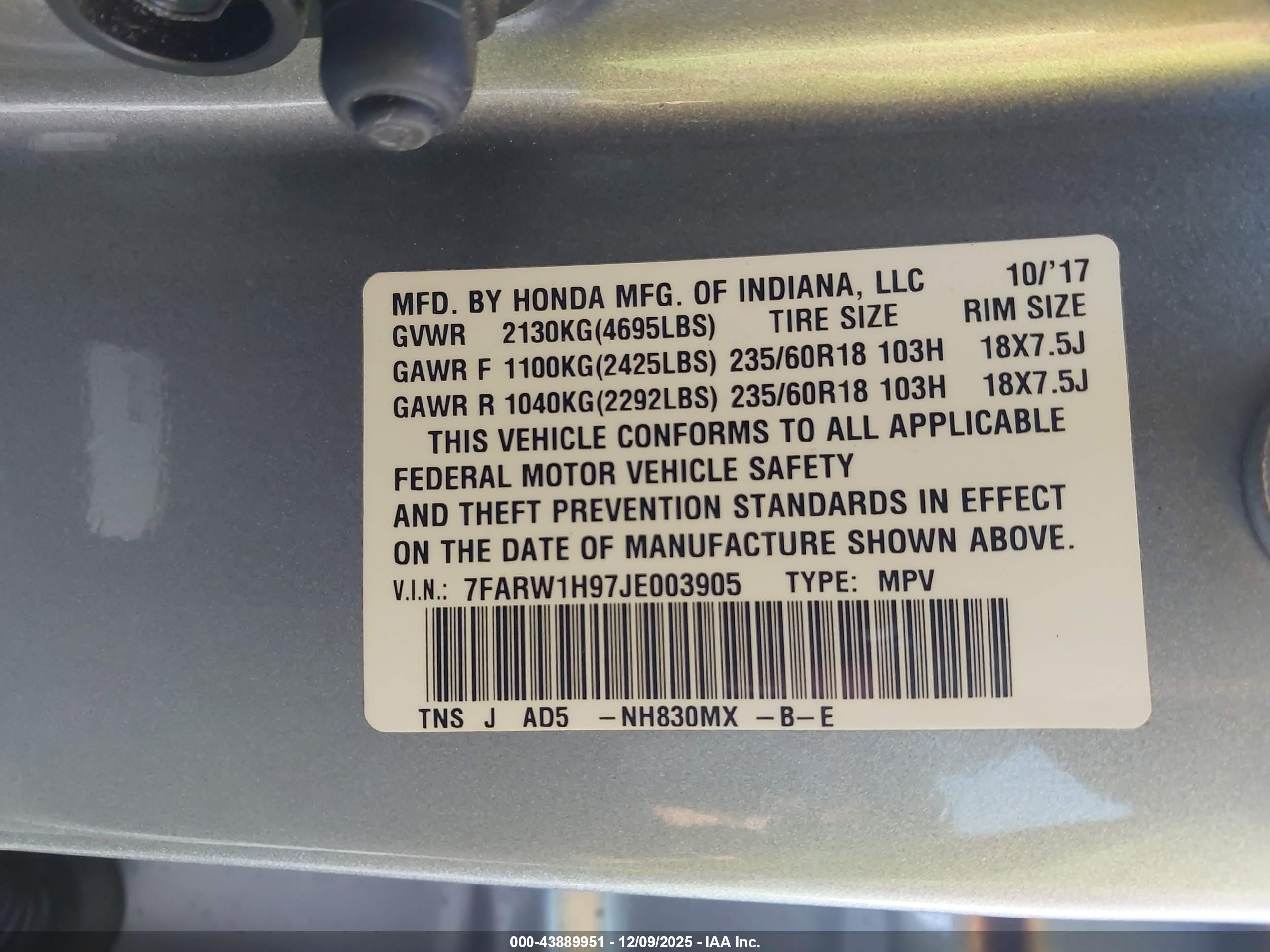 HONDA CR-V image 9
