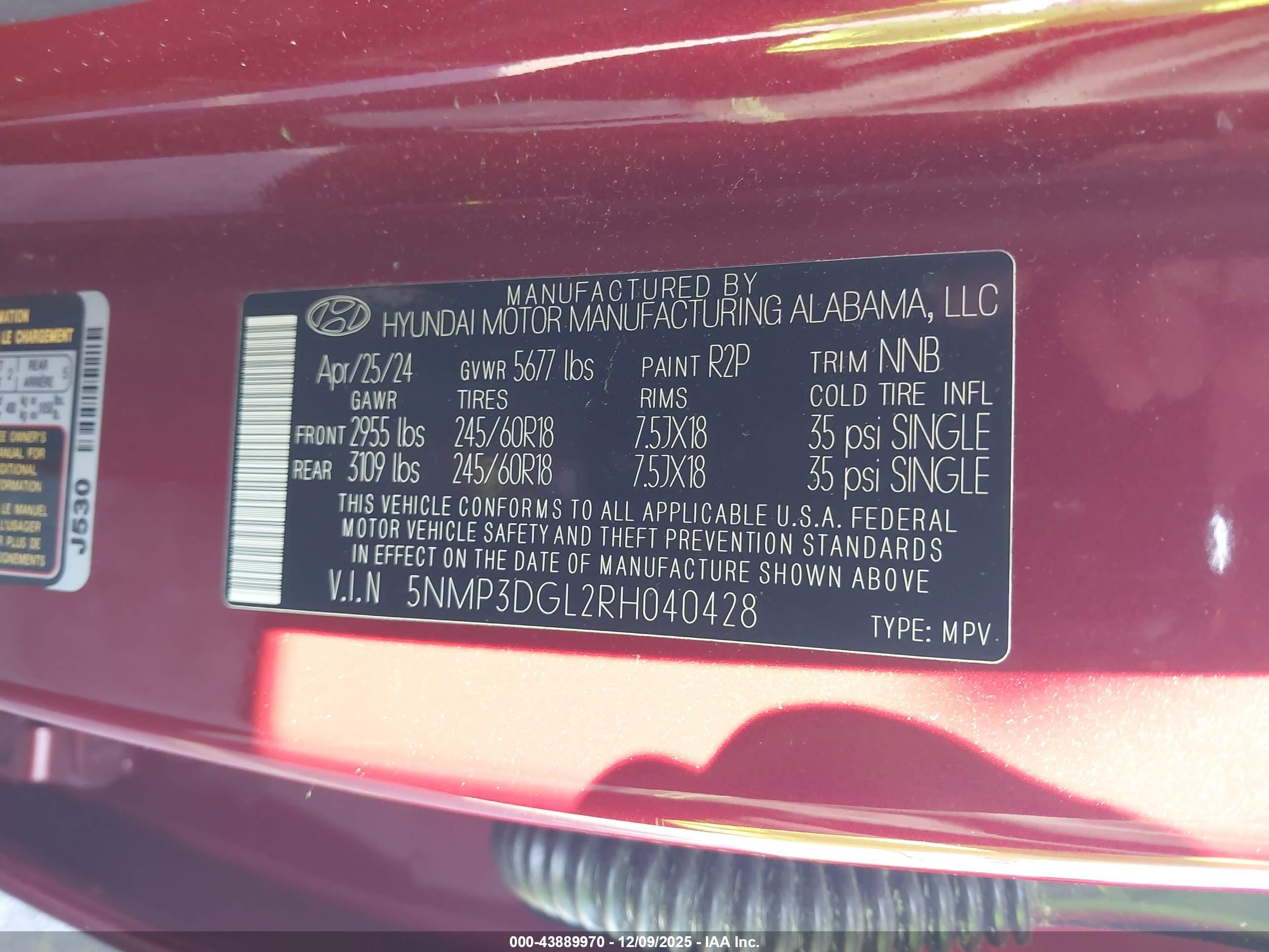 HYUNDAI SANTA image 9