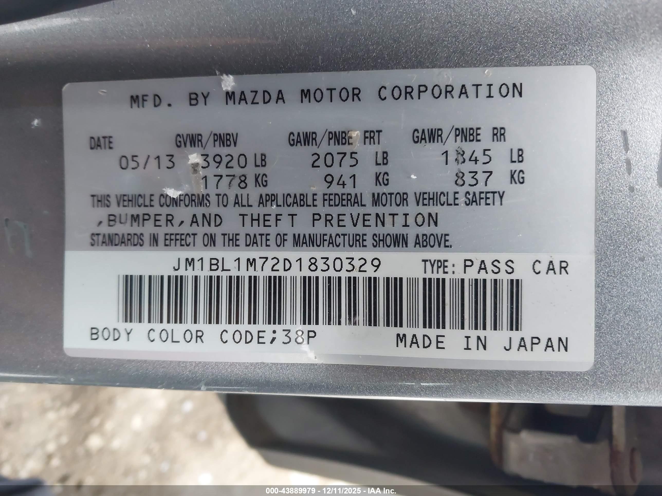 MAZDA MAZDA3 image 9