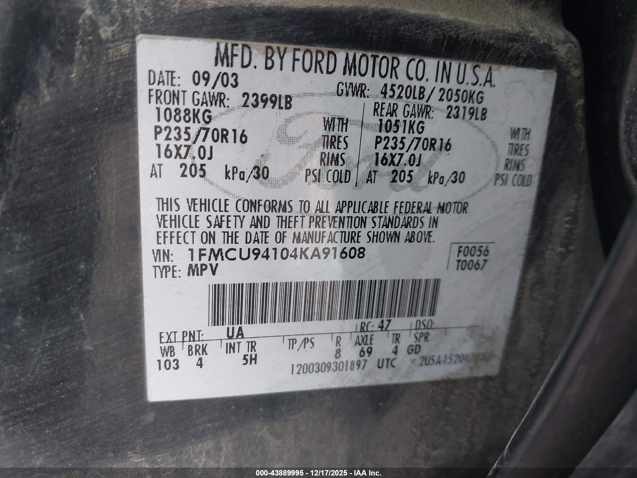 FORD ESCAPE image 9
