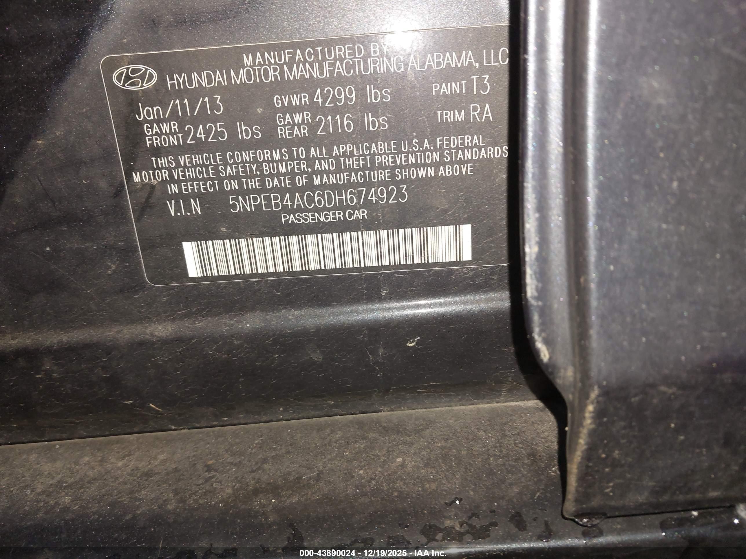 HYUNDAI SONATA image 9