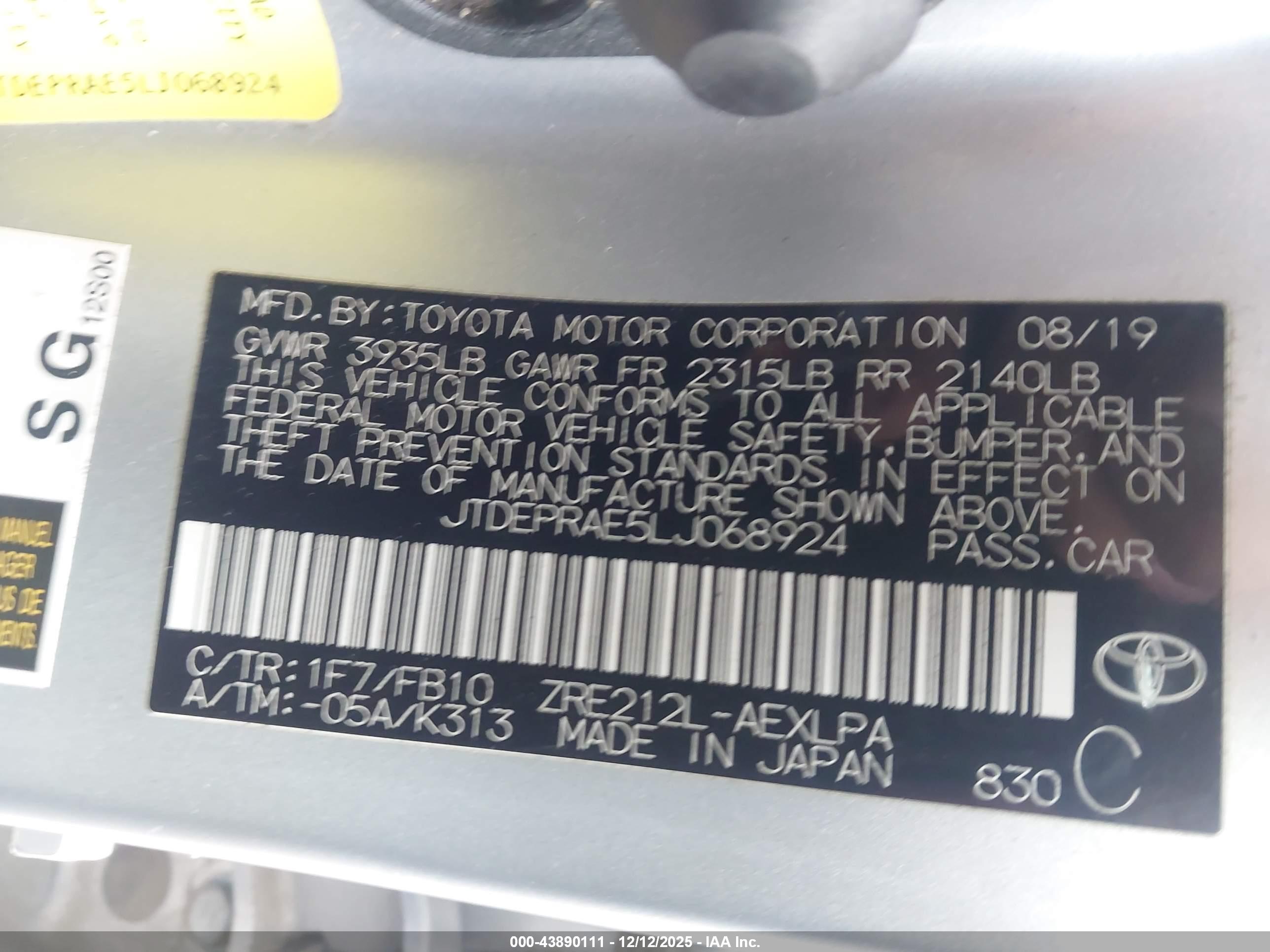 TOYOTA COROLLA image 9