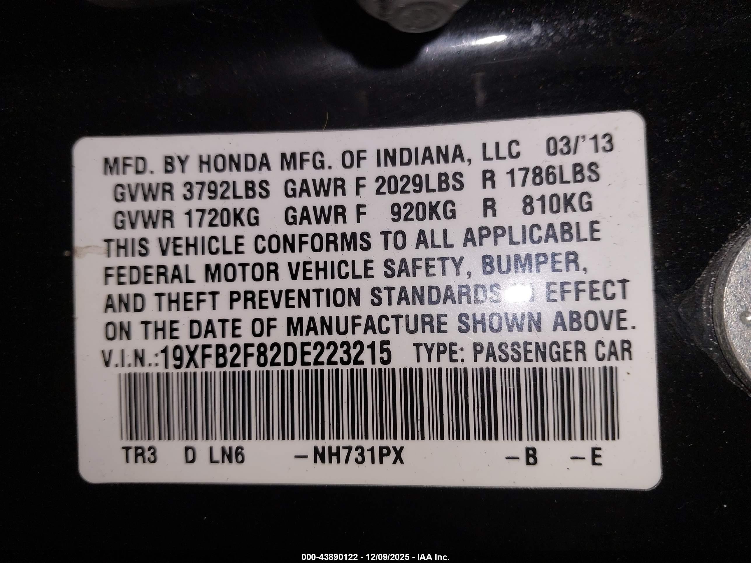 HONDA CIVIC image 9