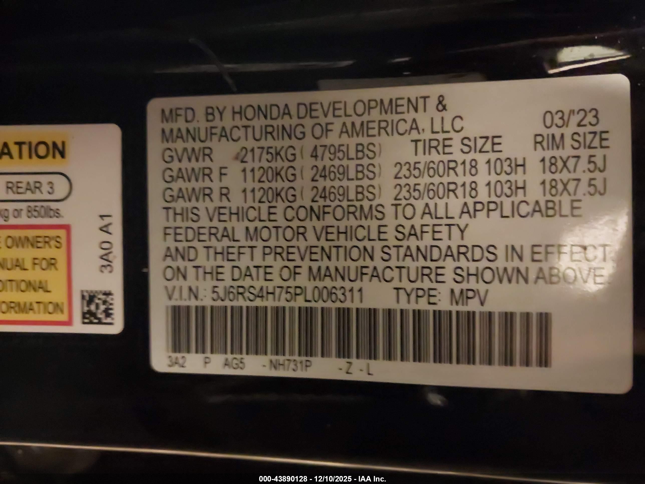 HONDA CR-V image 9