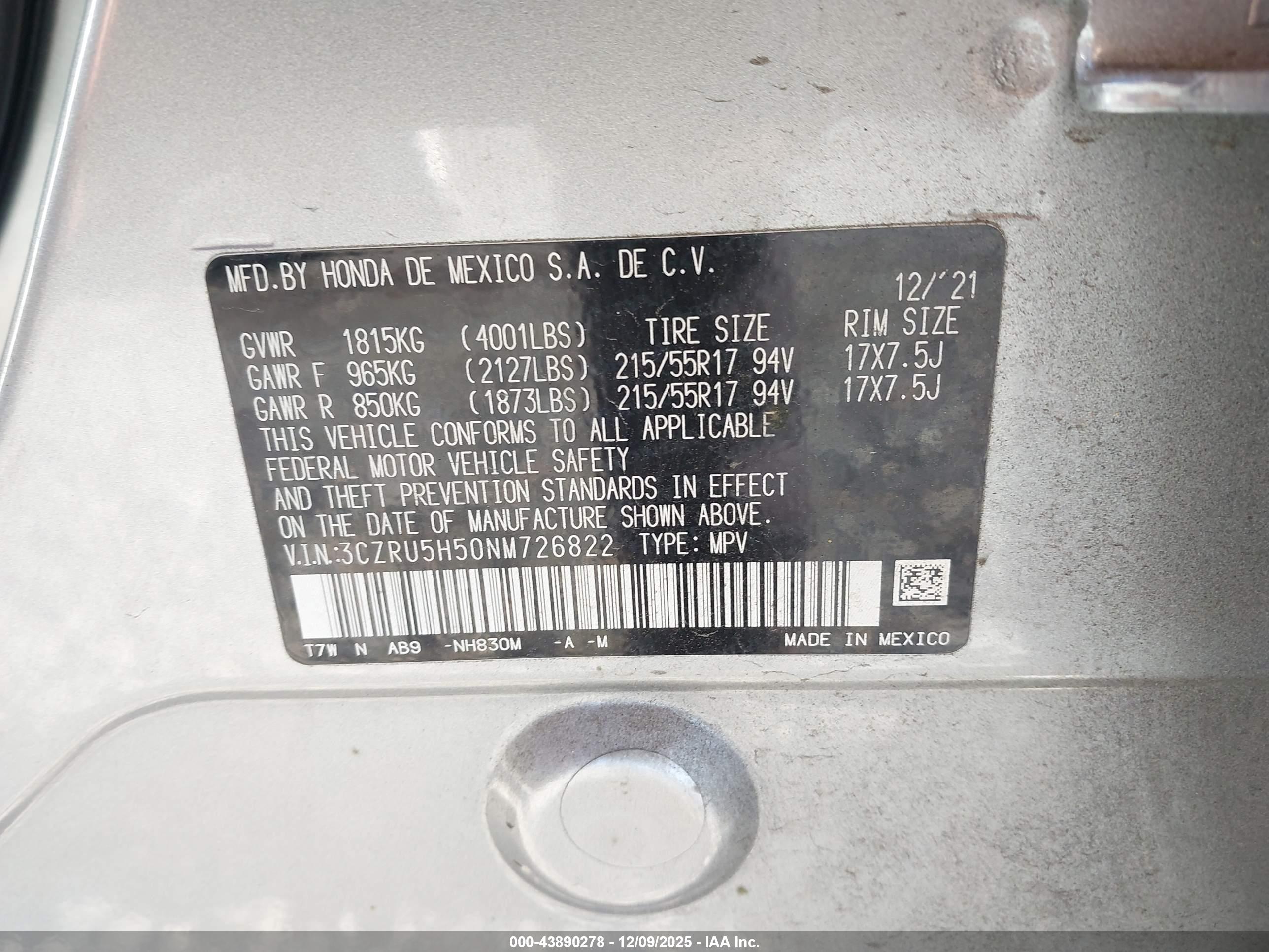 HONDA HR-V image 9