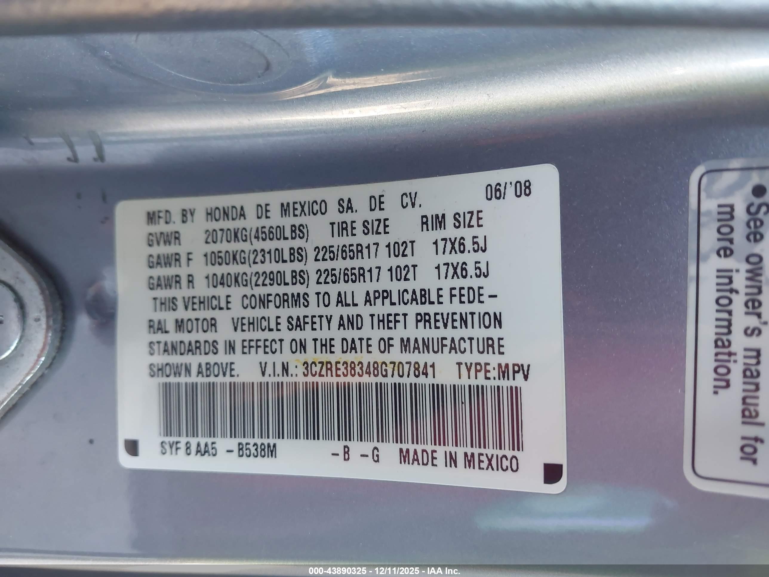 HONDA CR-V image 9