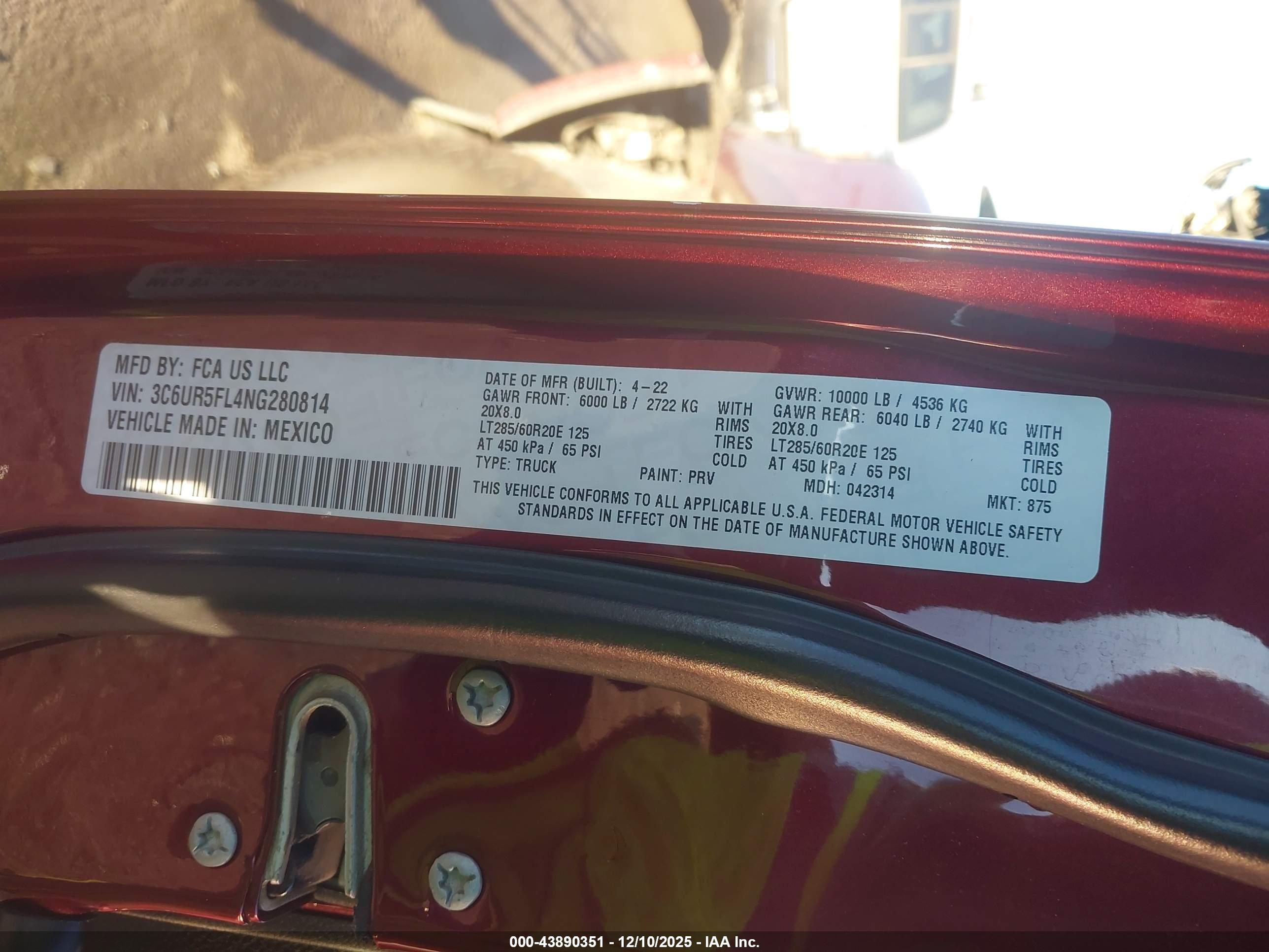 RAM 2500 image 9