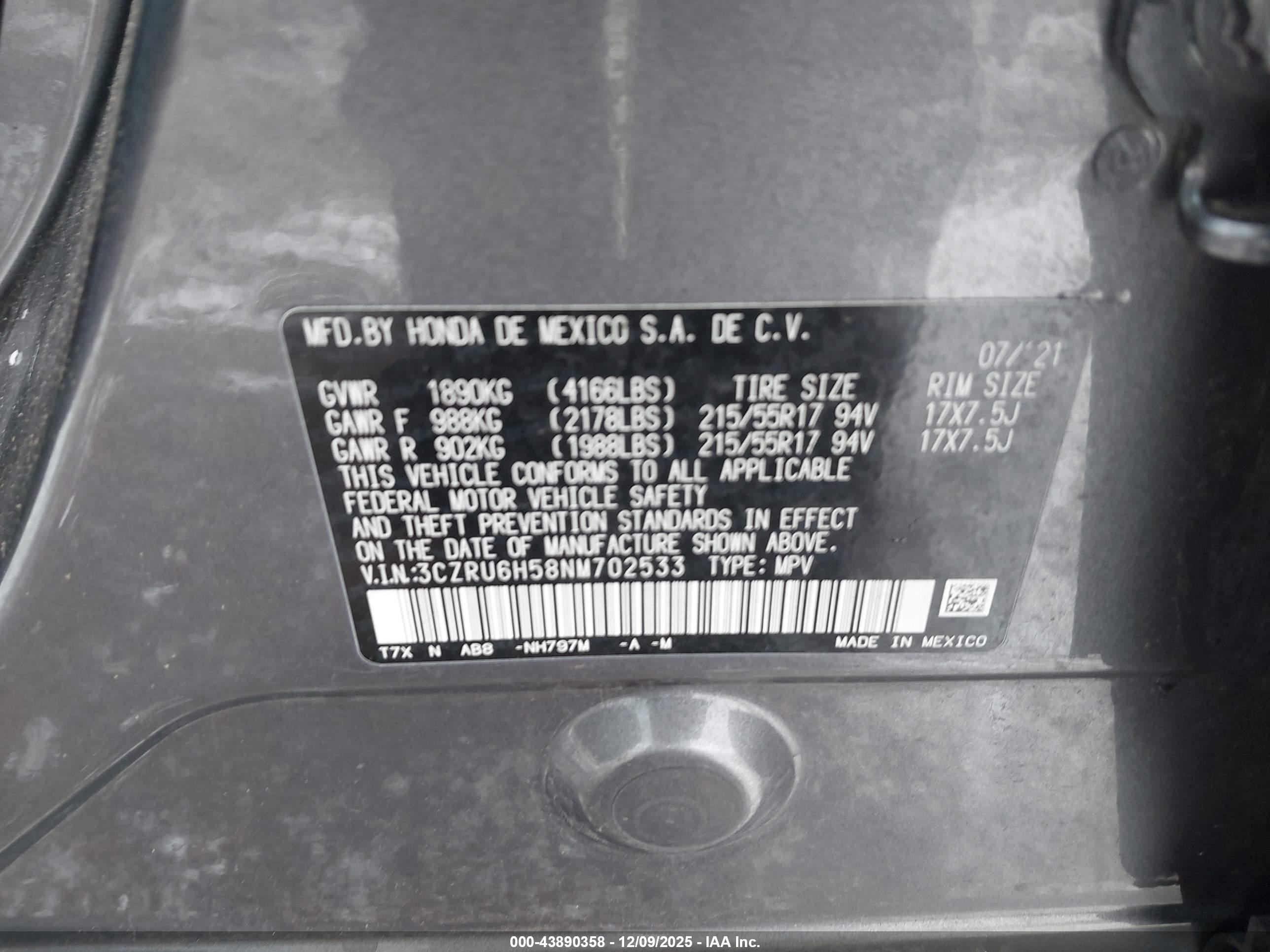 HONDA HR-V image 9