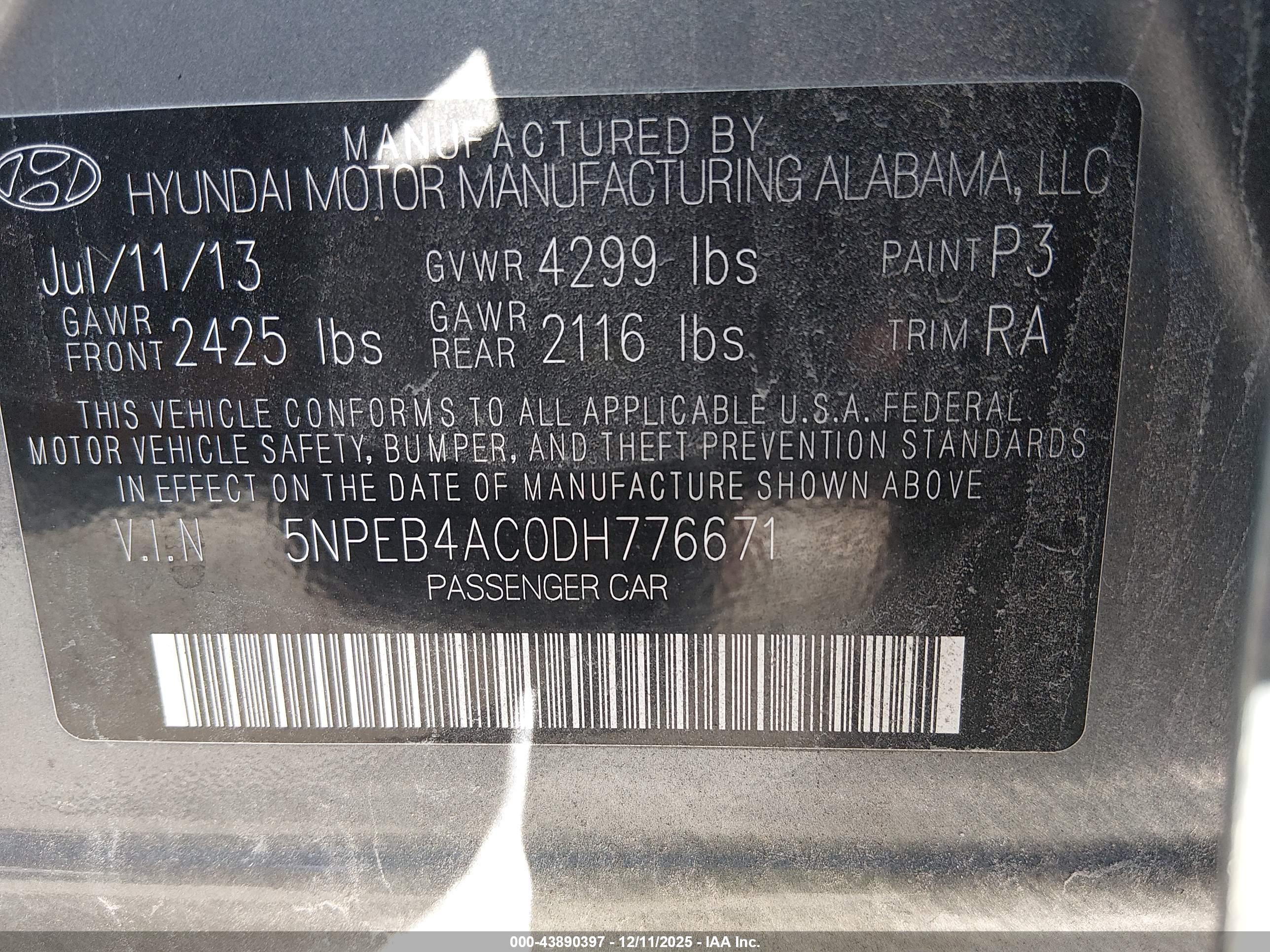 HYUNDAI SONATA image 9