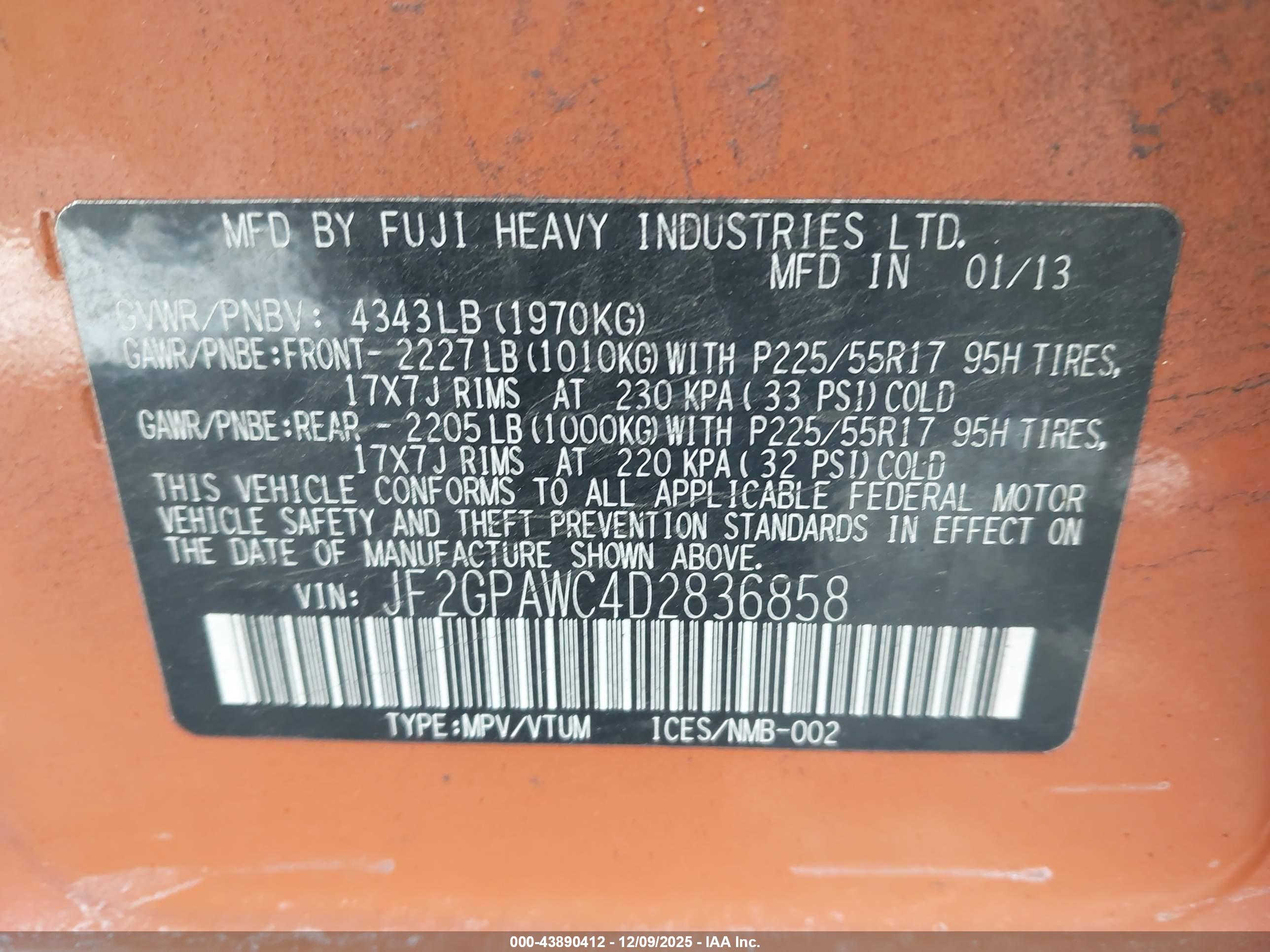 SUBARU XV image 9