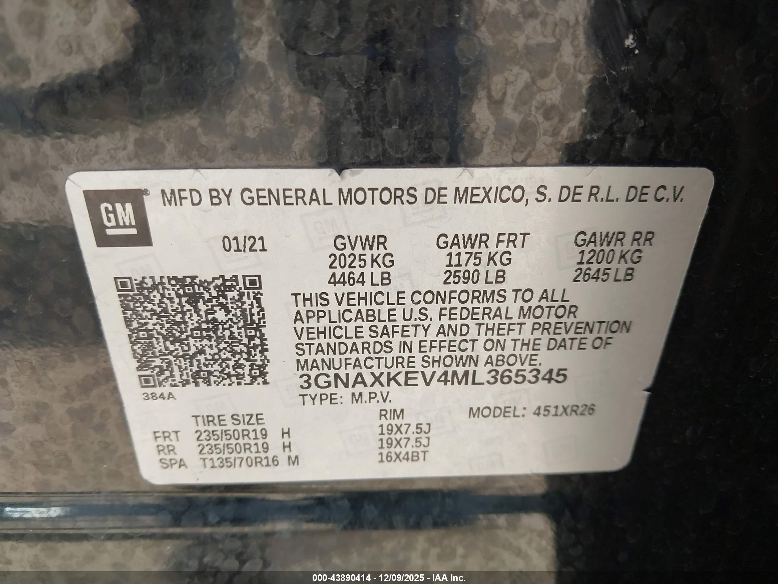 CHEVROLET EQUINOX image 9