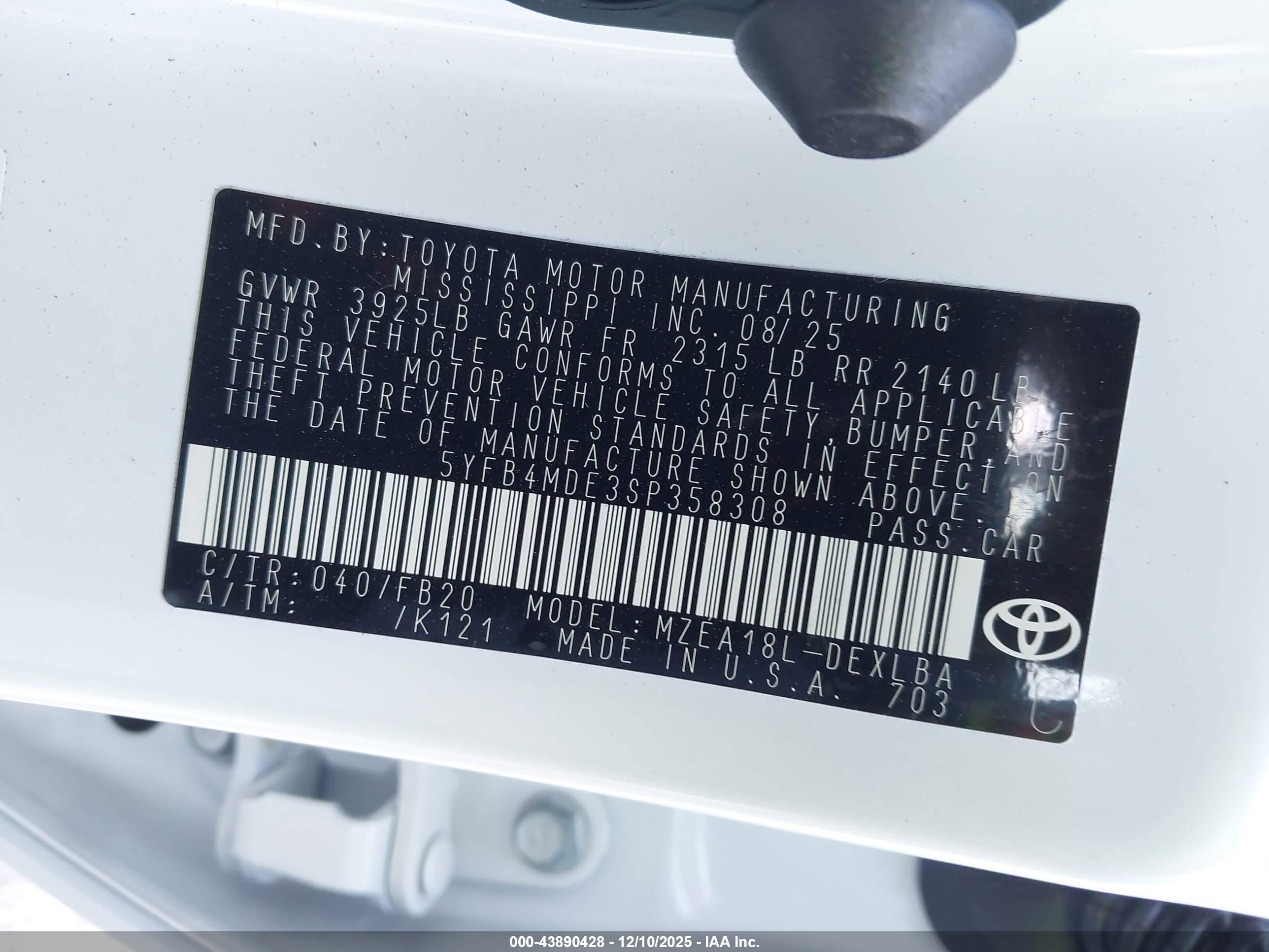 TOYOTA COROLLA image 9
