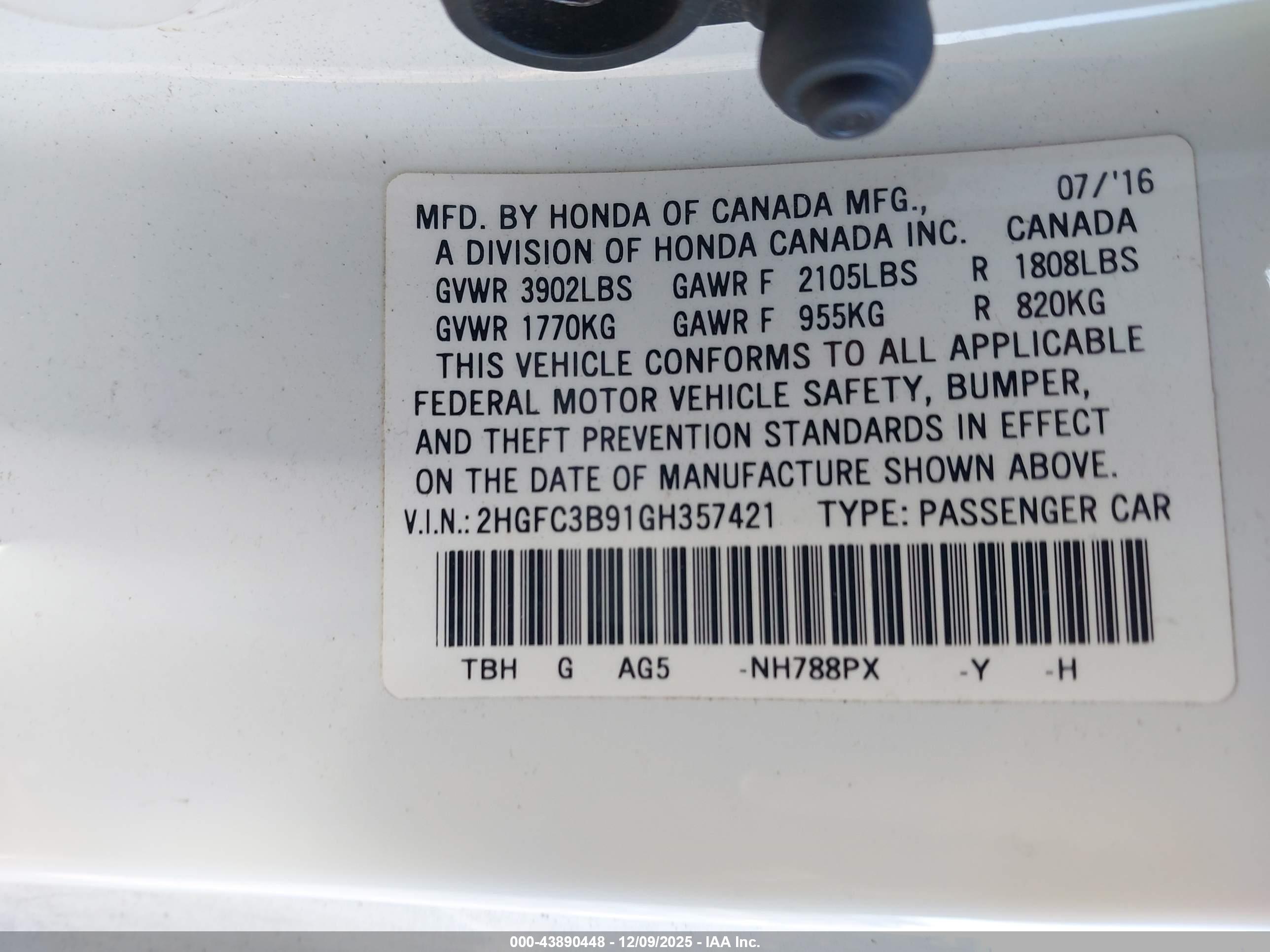 HONDA CIVIC image 9