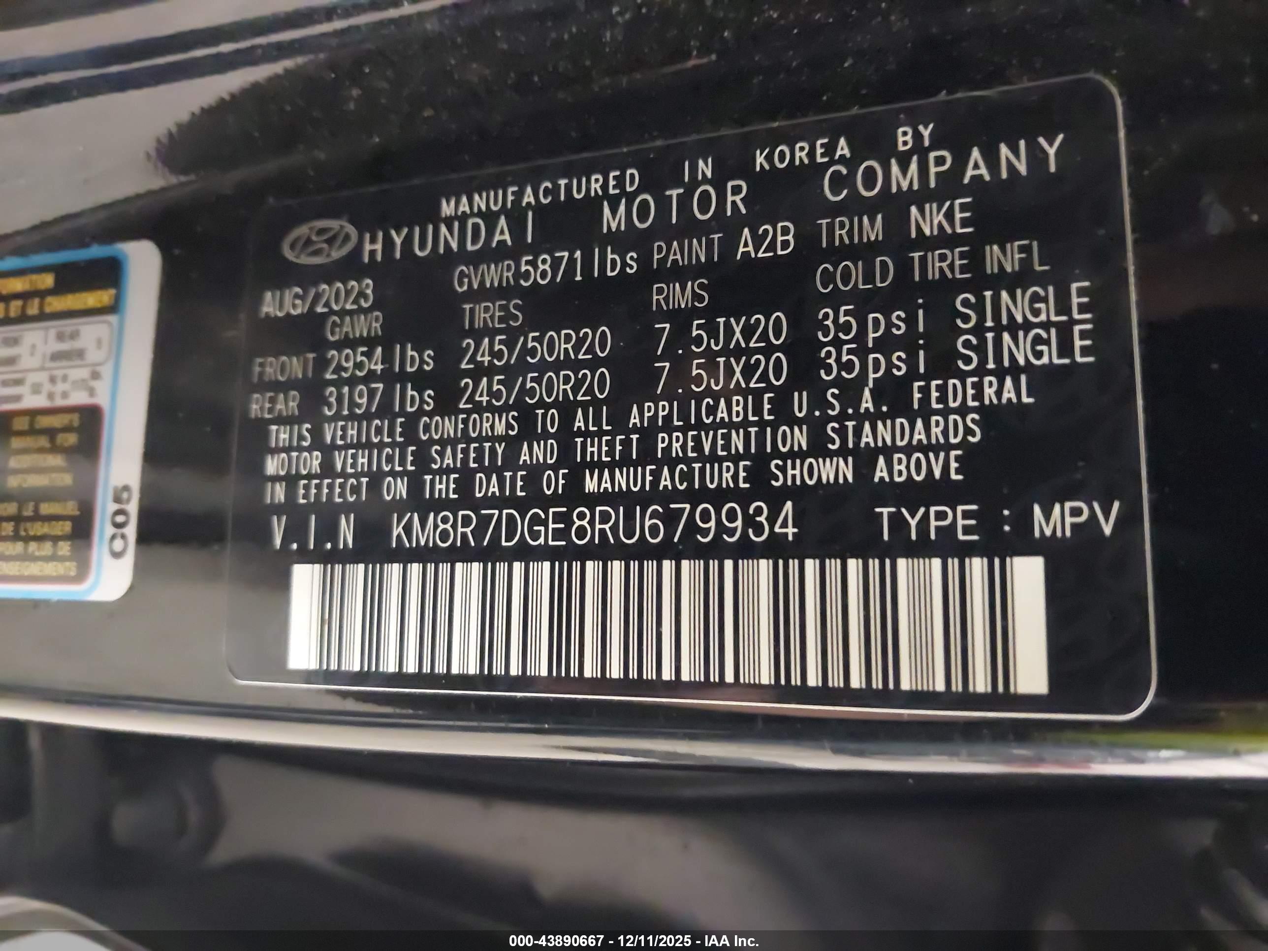 HYUNDAI PALISADE image 9