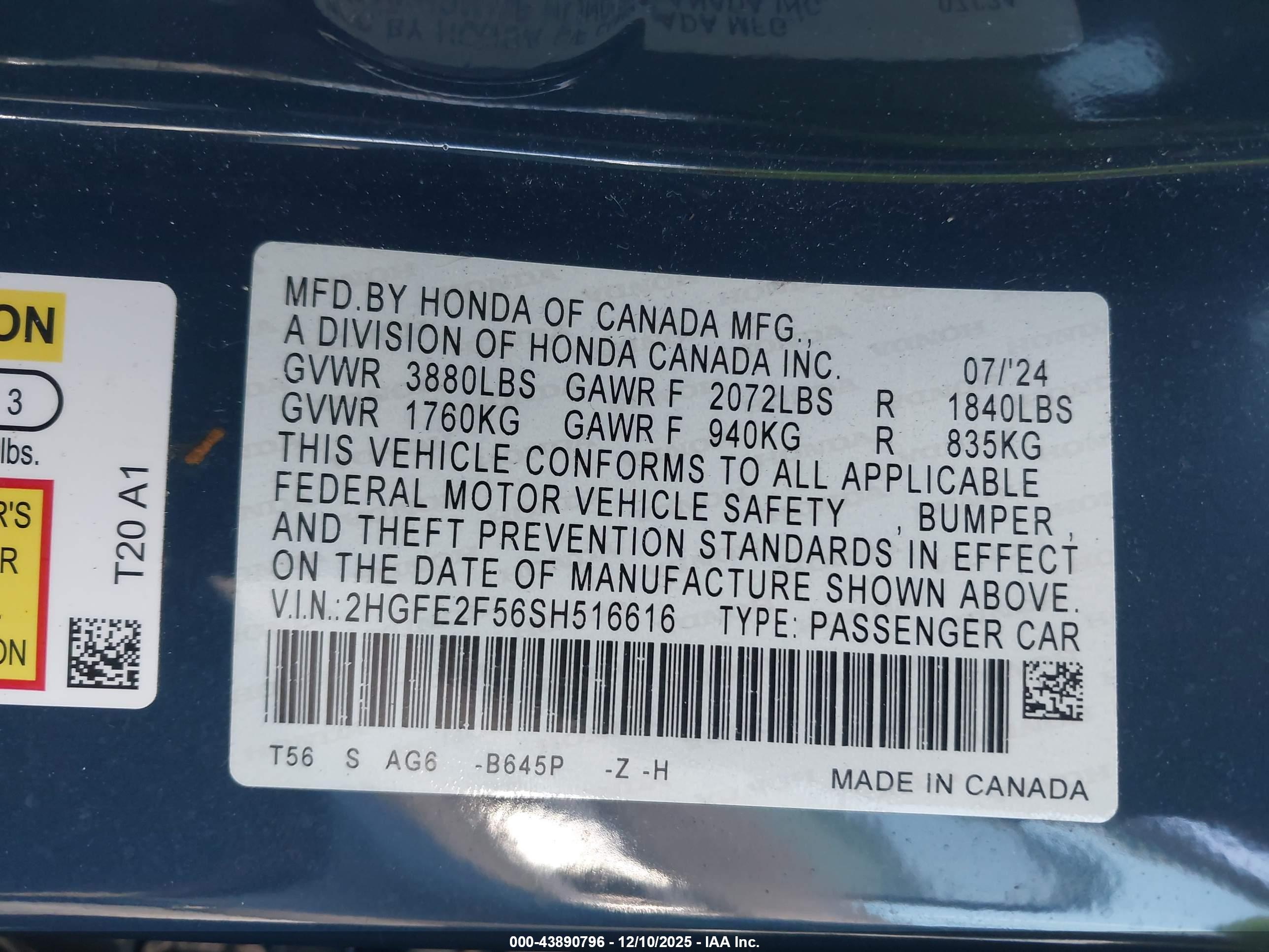 HONDA CIVIC image 9