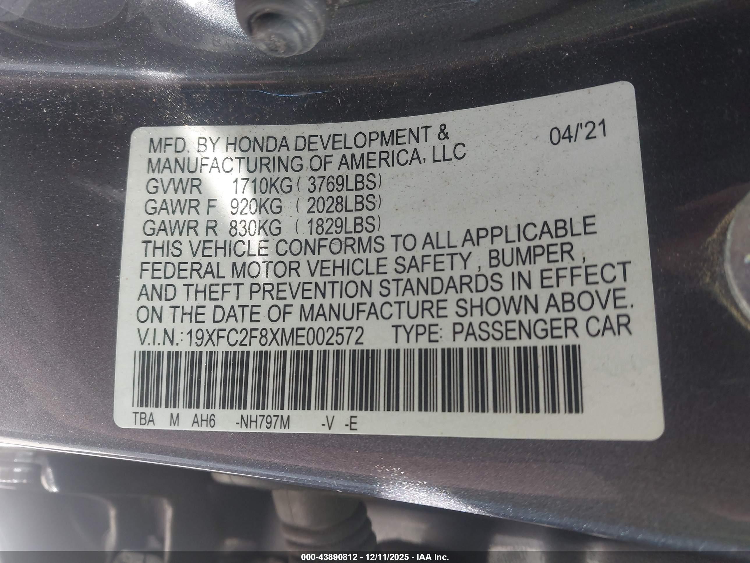 HONDA CIVIC image 9
