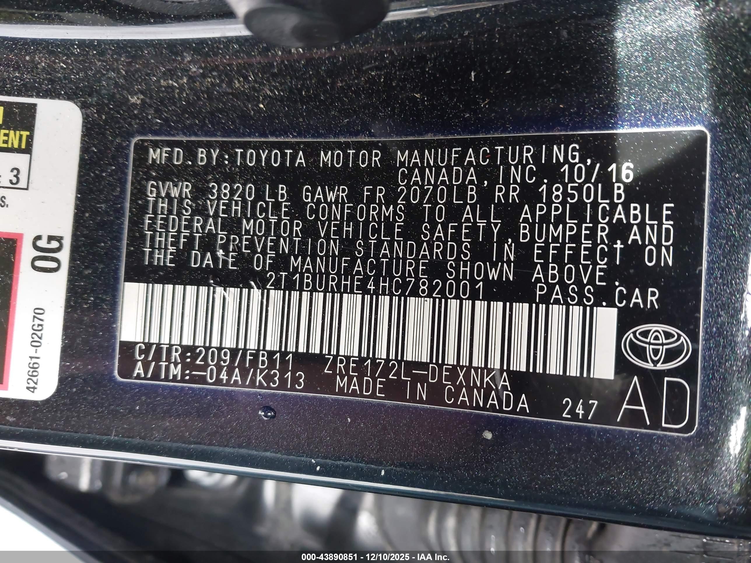 TOYOTA COROLLA image 9