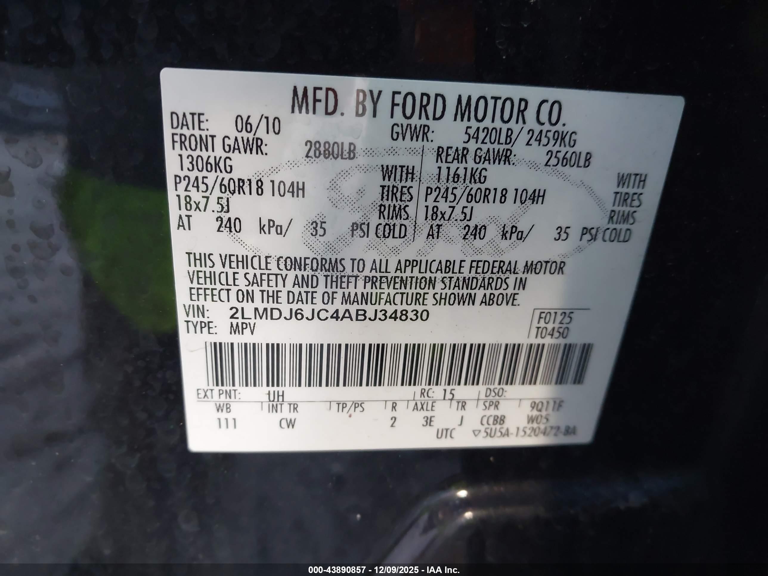 LINCOLN MKX image 9