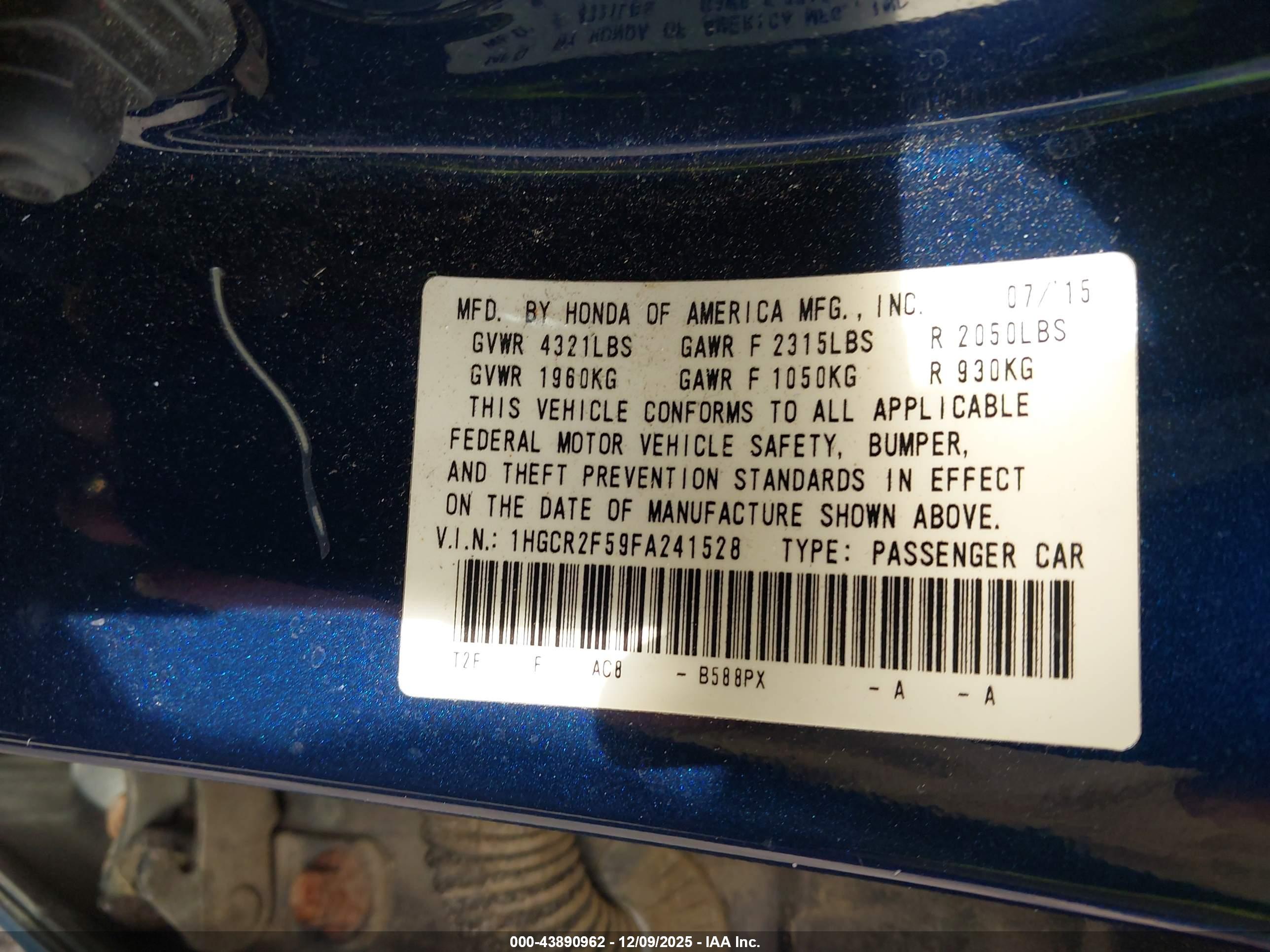 HONDA ACCORD image 9