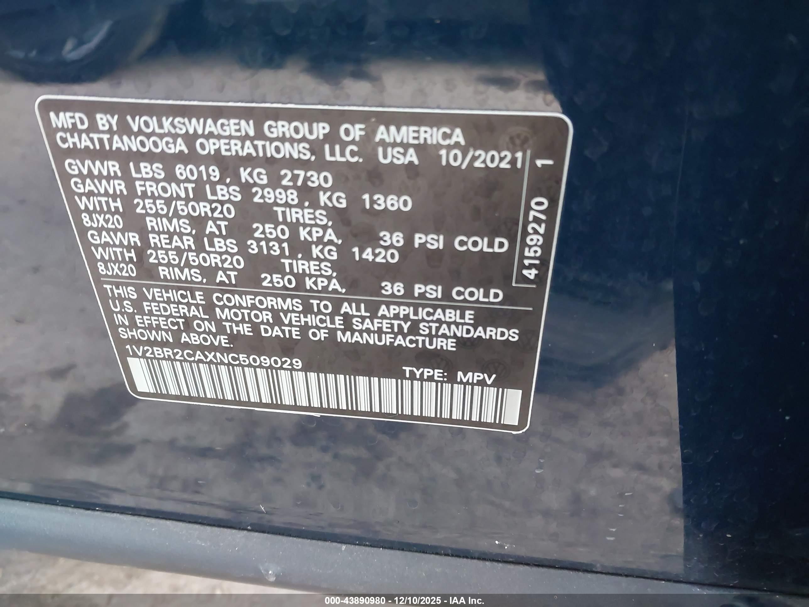 VOLKSWAGEN ATLAS image 9