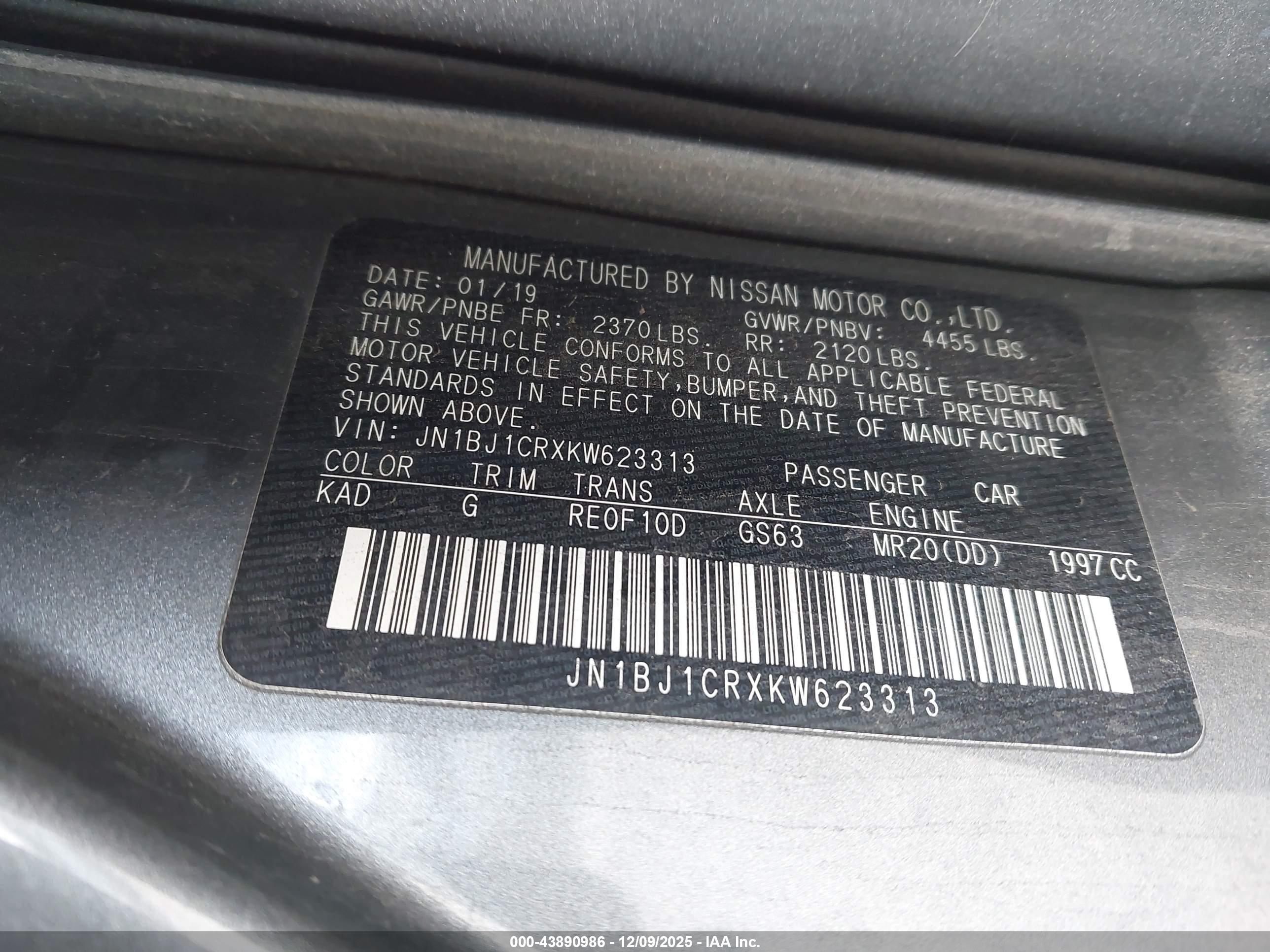 NISSAN ROGUE image 9
