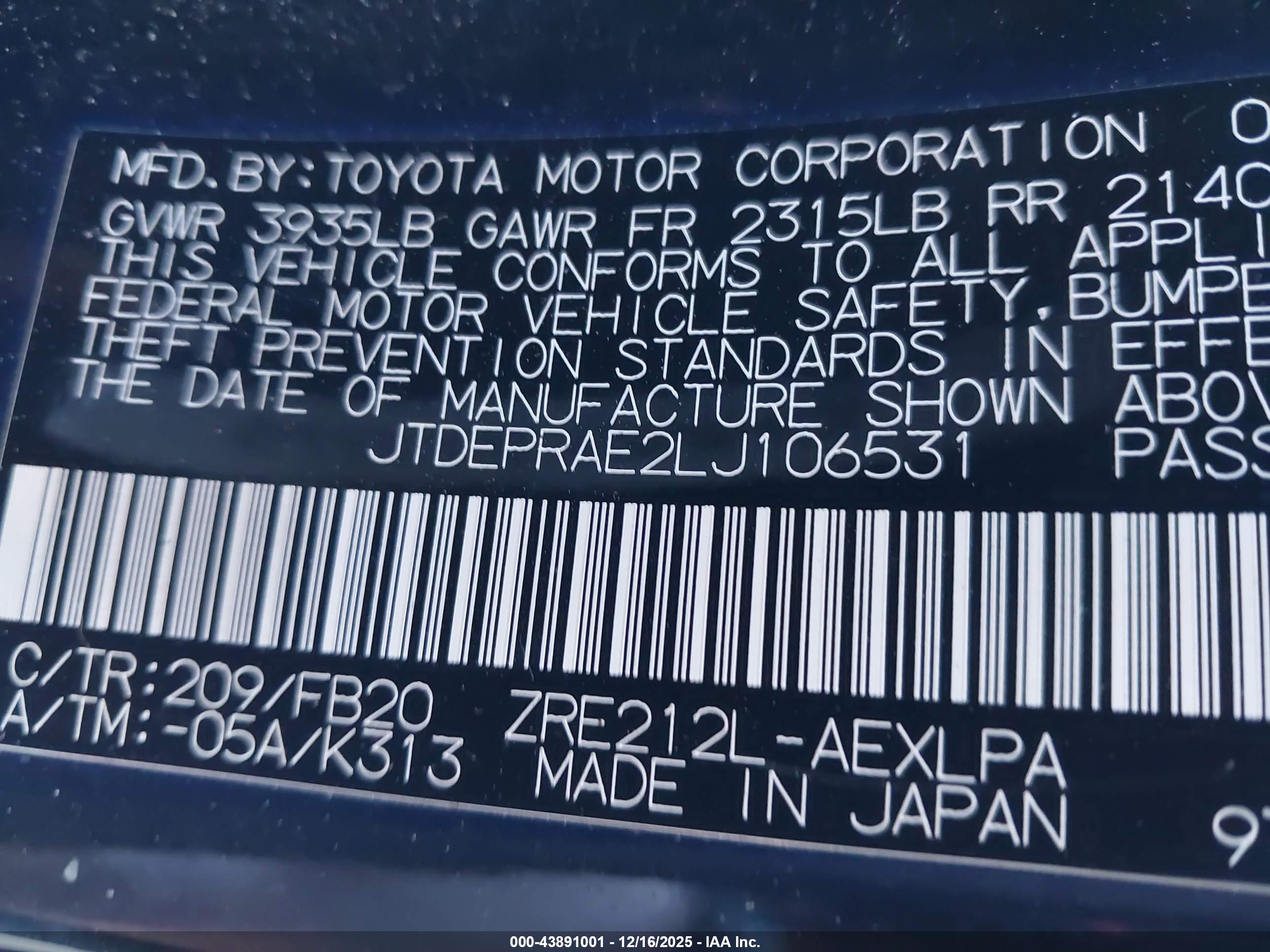 TOYOTA COROLLA image 9