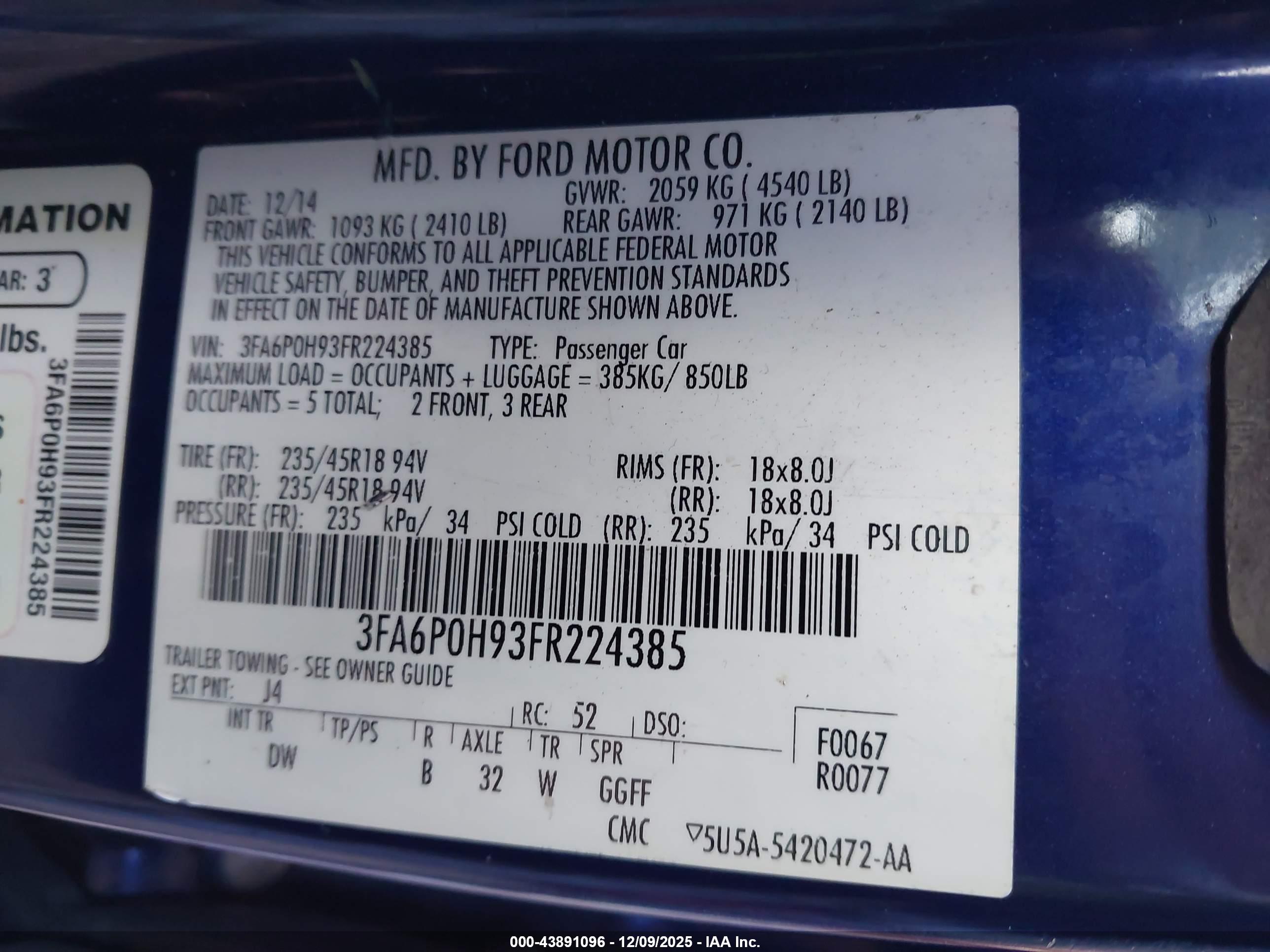 FORD FUSION image 9