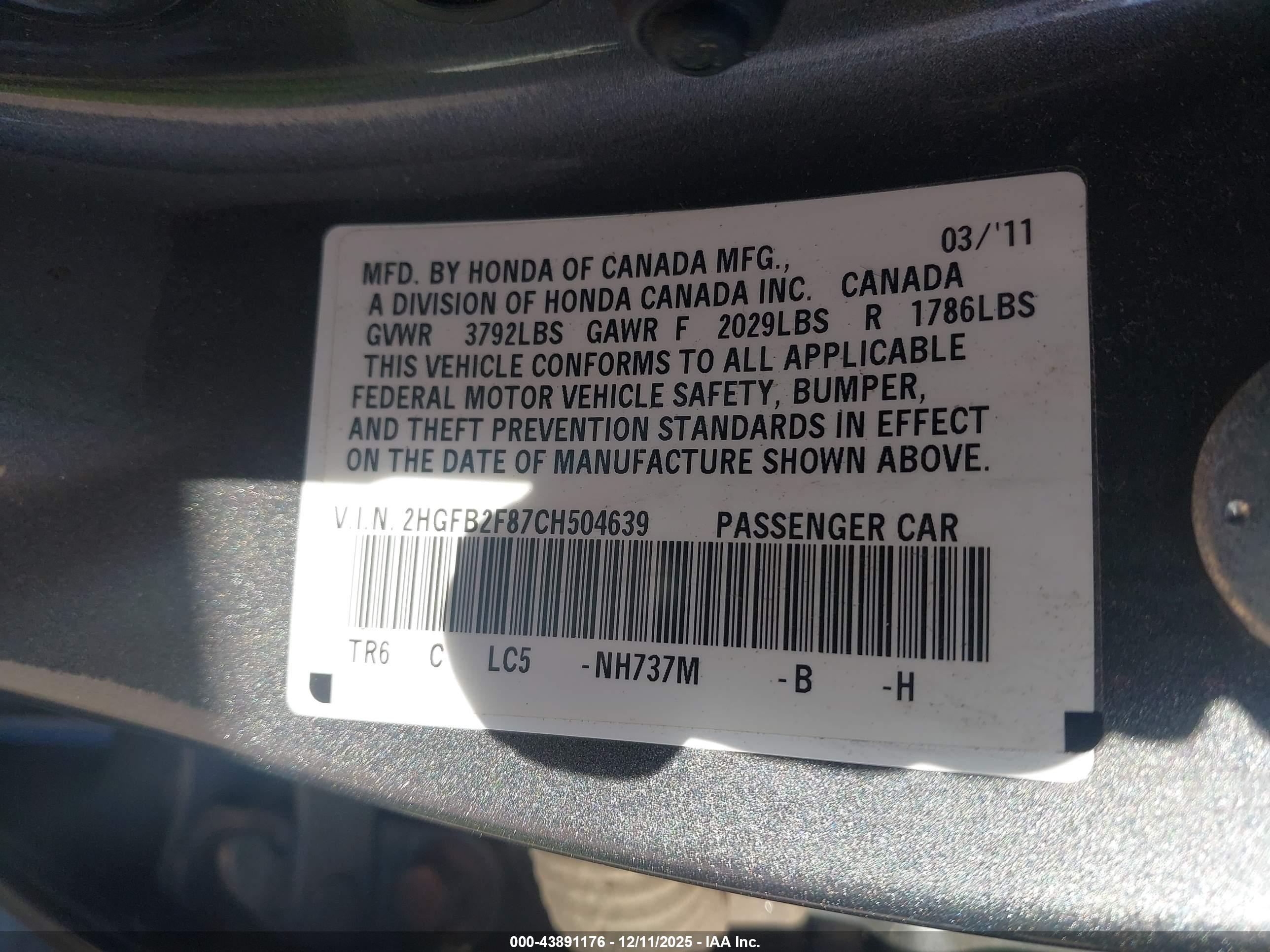 HONDA CIVIC image 9