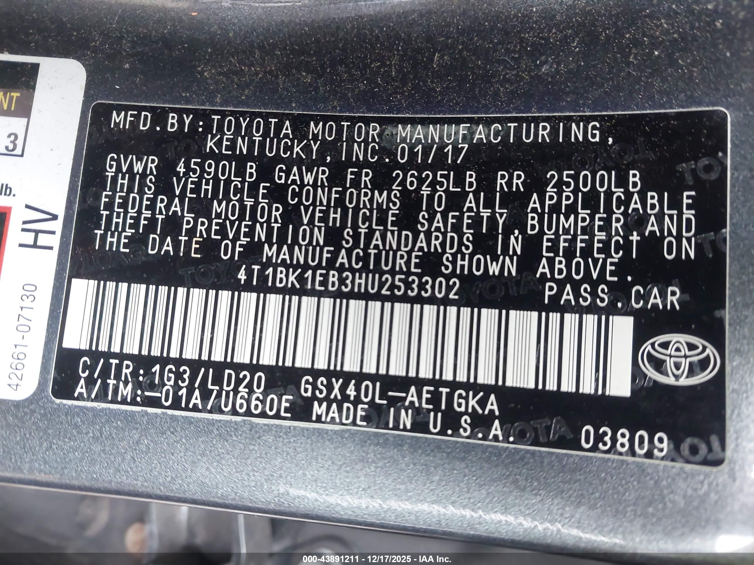 TOYOTA AVALON image 9