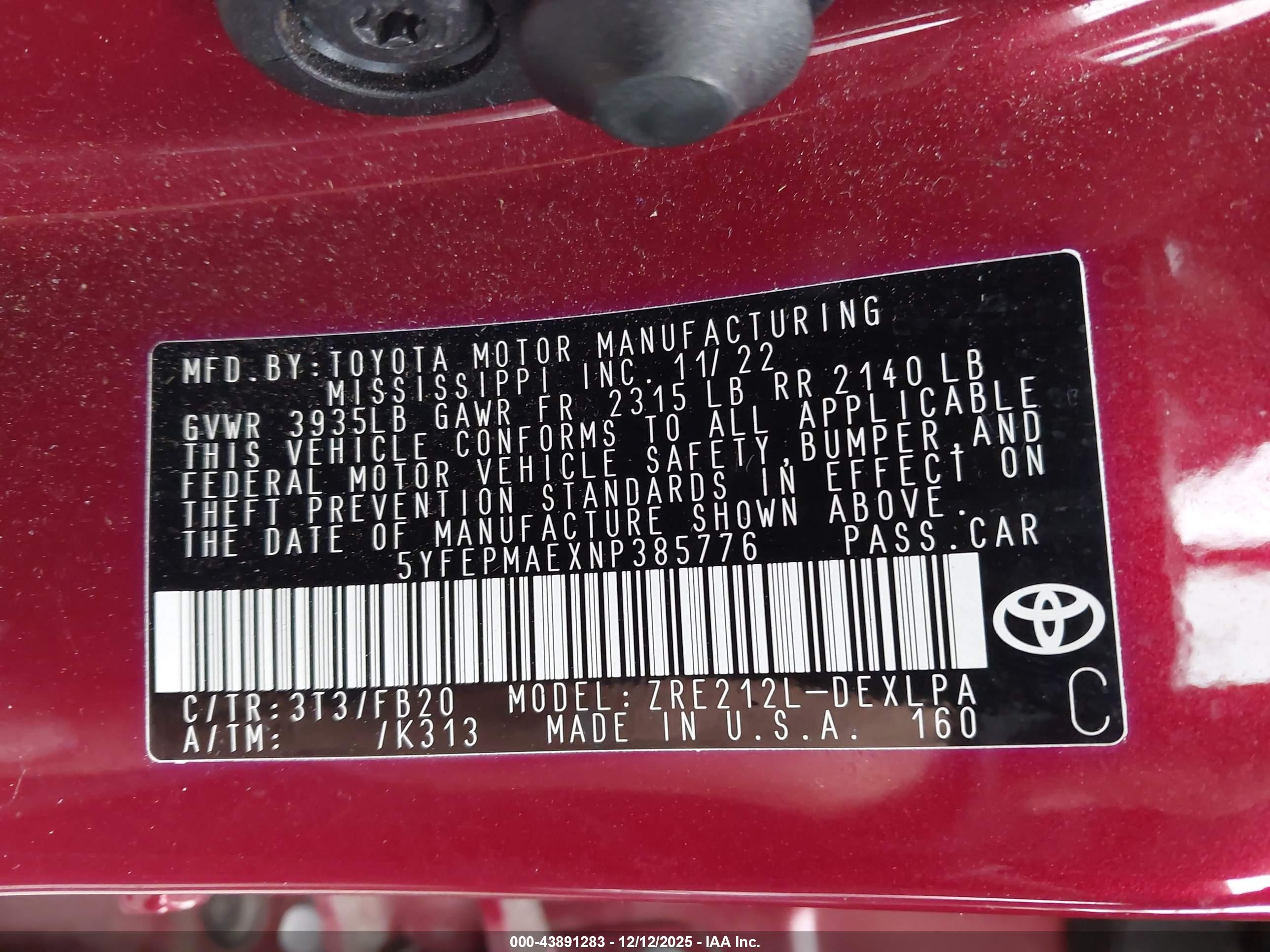 TOYOTA COROLLA image 9