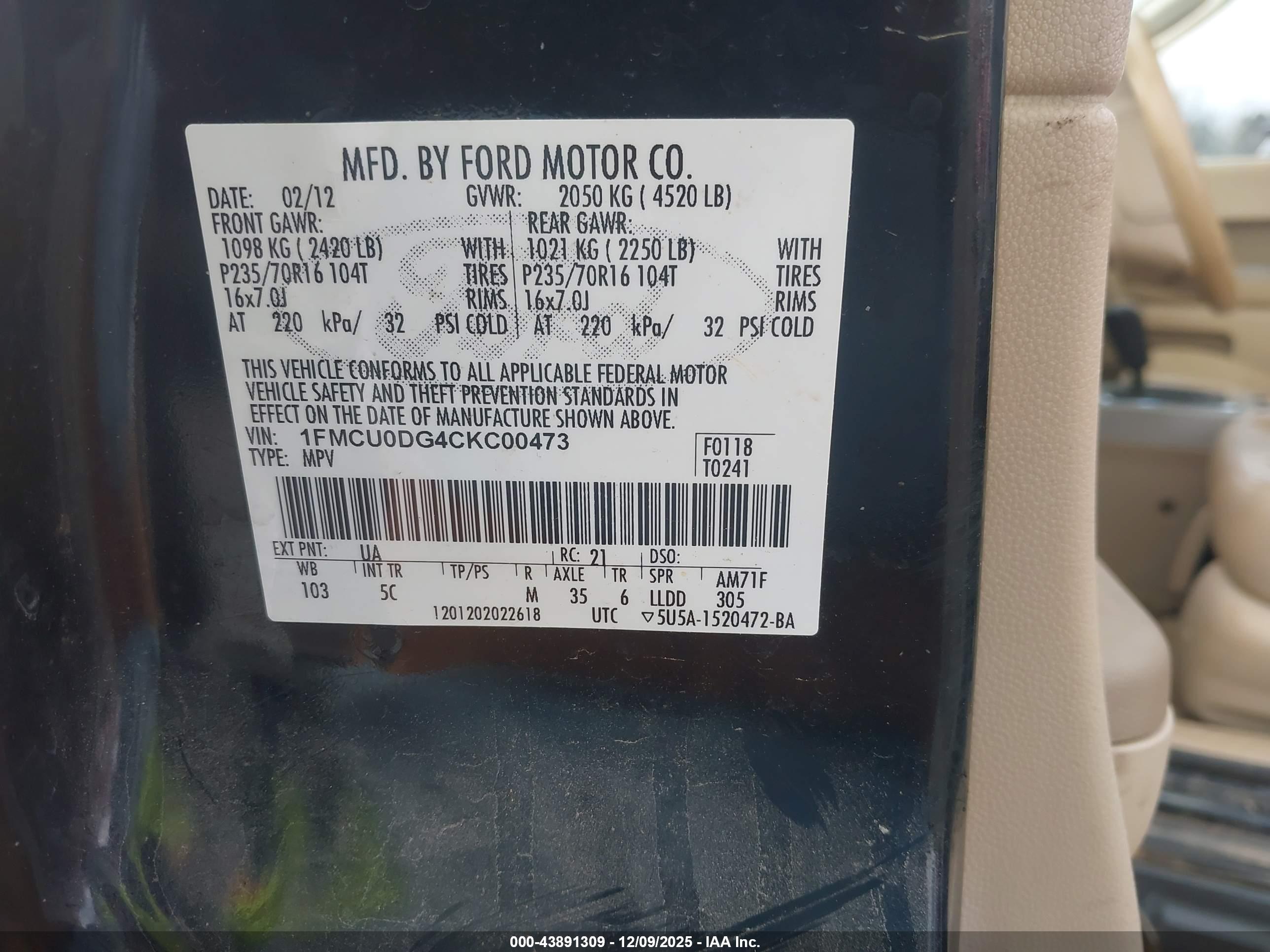 FORD ESCAPE image 9